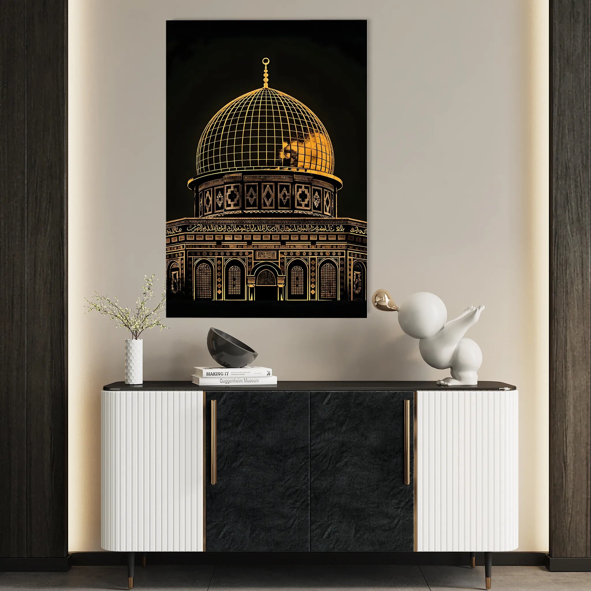 Palestine 078 Canvas Art 60 x 40 cm / Black