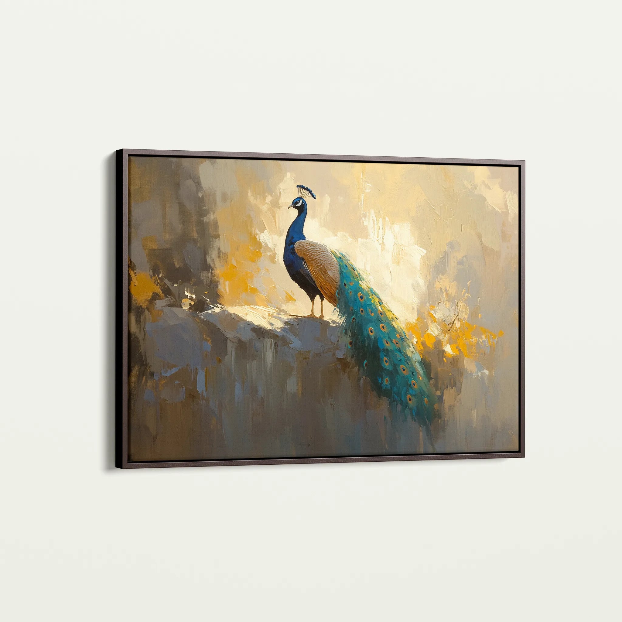 Animals 079 Canvas Art 60 x 40 cm / Black