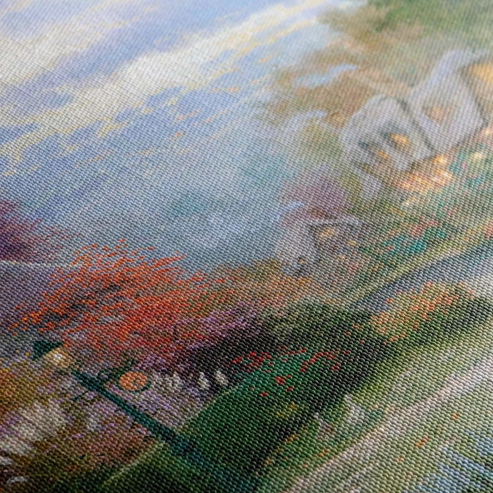 Landscape 079 Canvas Art 60 x 40 cm / Black