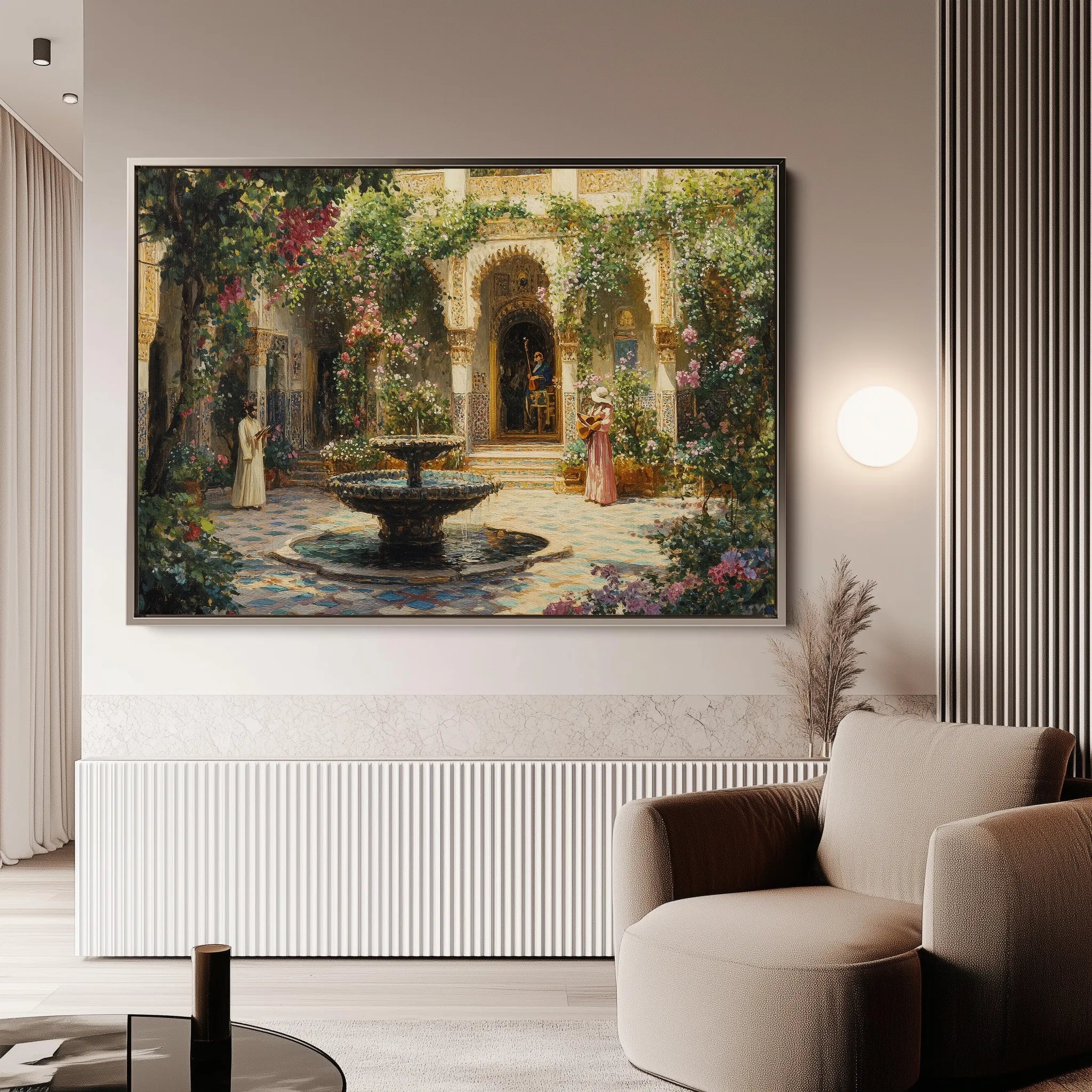 Orientalist 079 Canvas Art 60 x 40 cm / Black