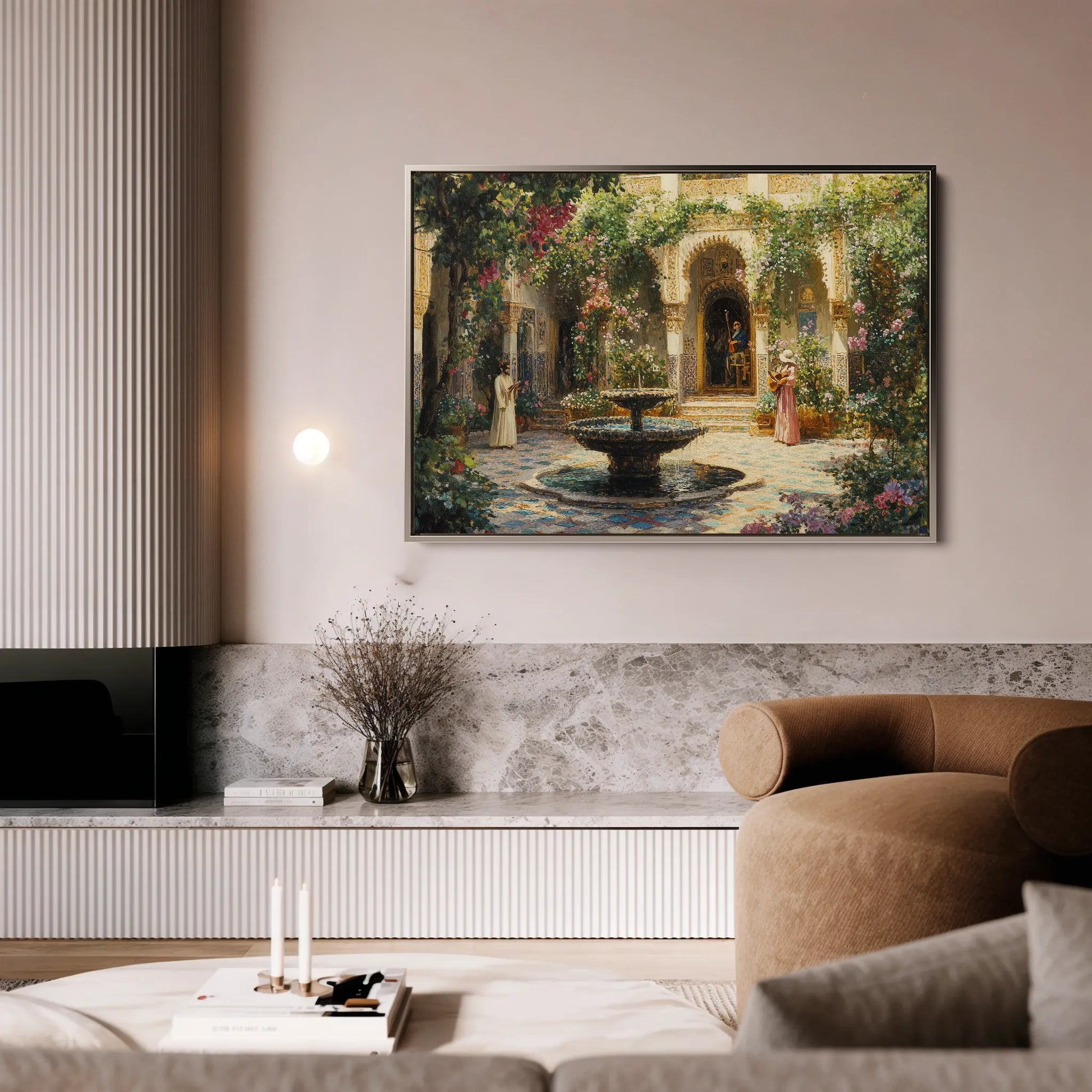 Orientalist 079 Canvas Art 60 x 40 cm / Black