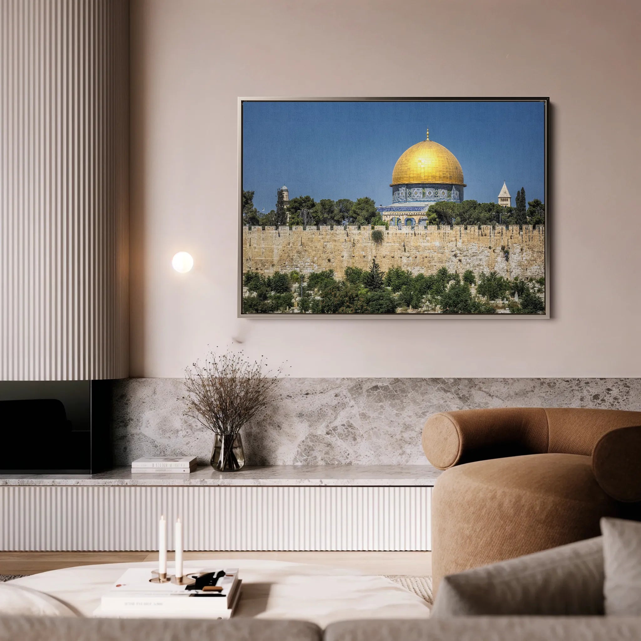 Palestine 079 Canvas Art 60 x 40 cm / Black