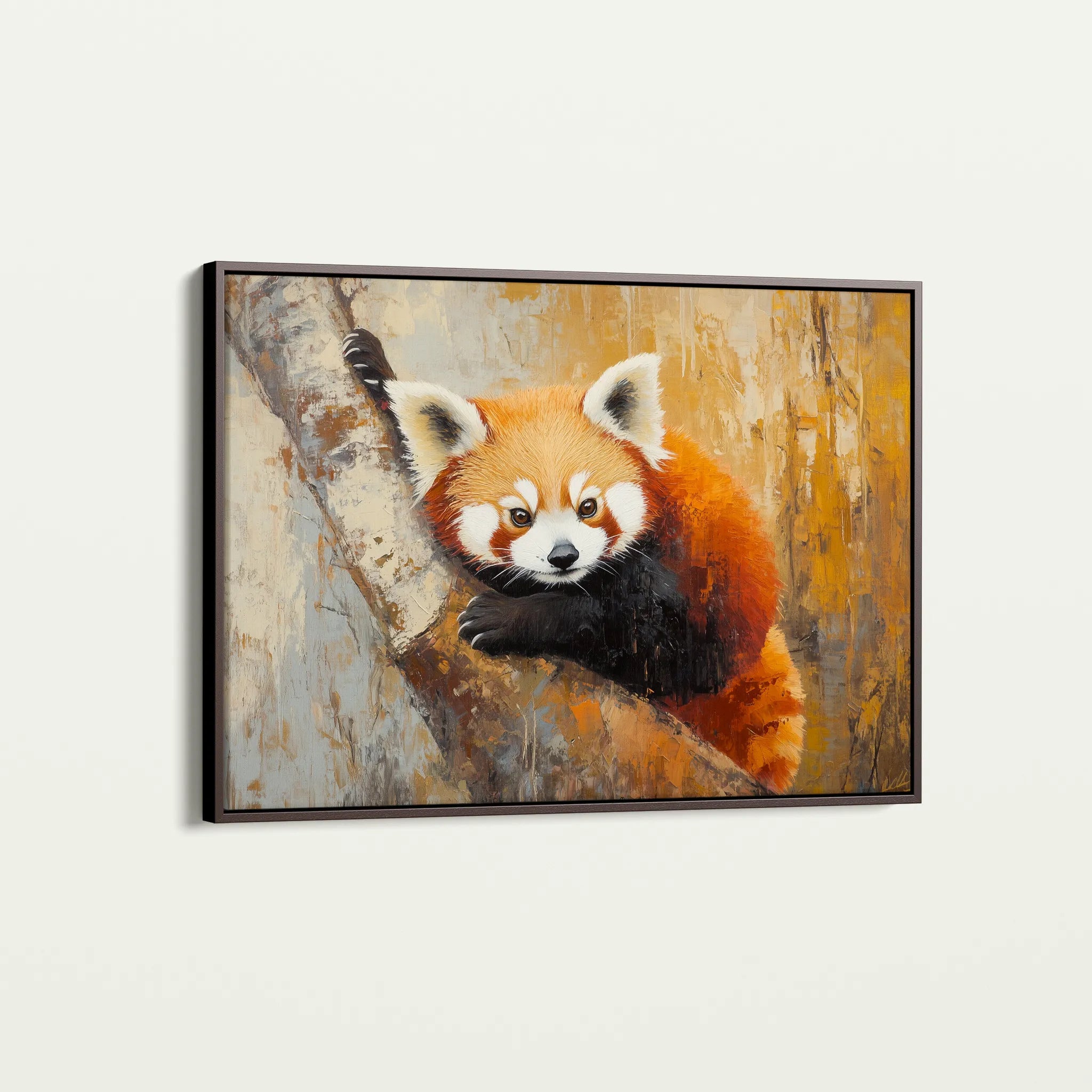 Animals 080 Canvas Art 60 x 40 cm / Black