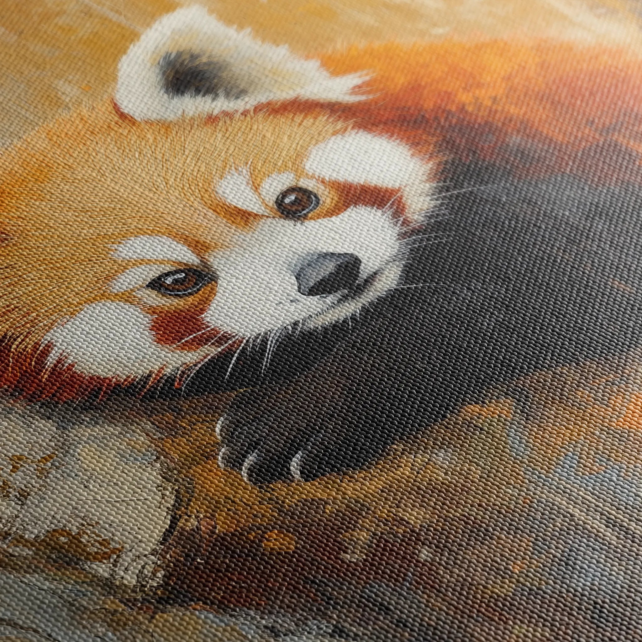 Animals 080 Canvas Art 60 x 40 cm / Black