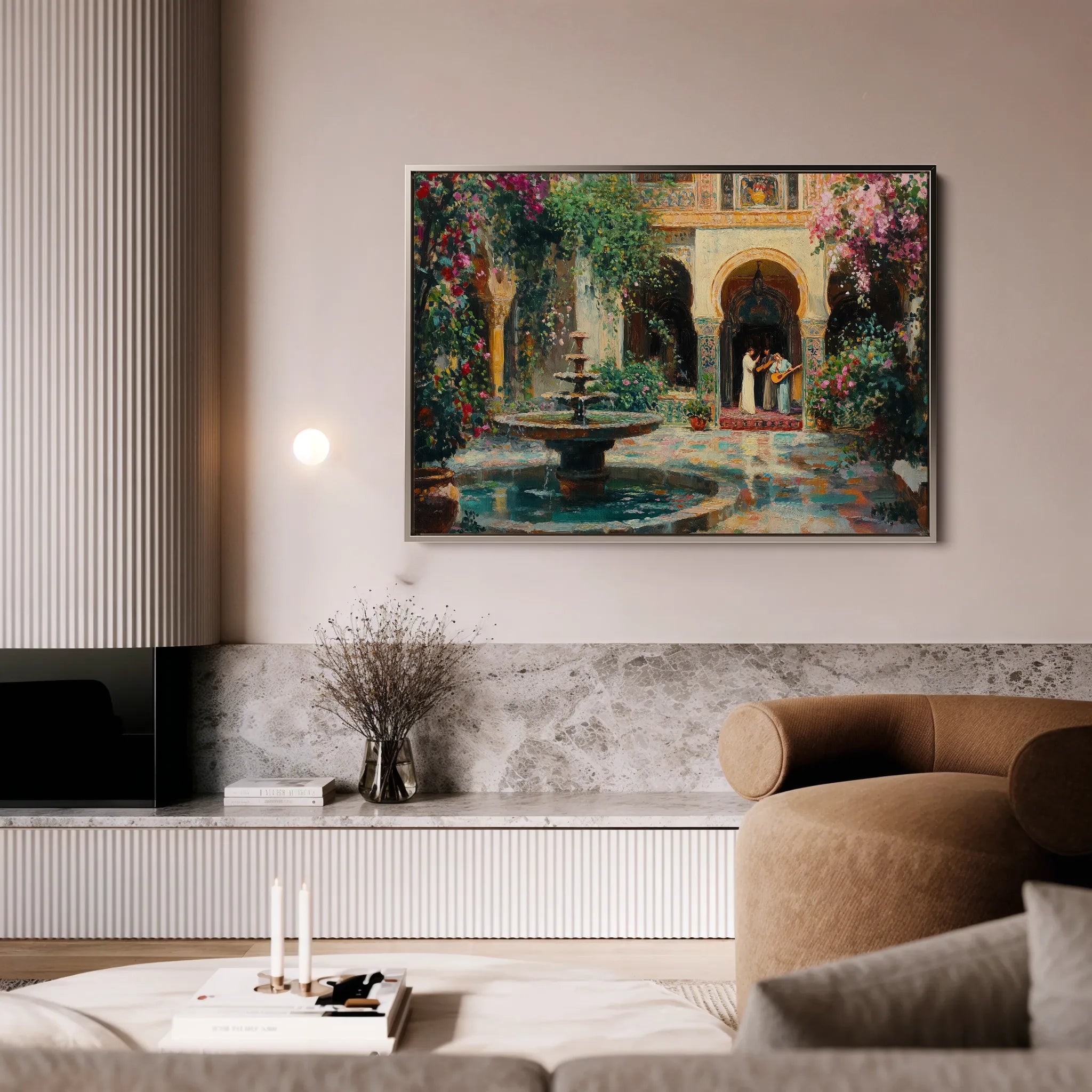 Orientalist 080 Canvas Art 60 x 40 cm / Black
