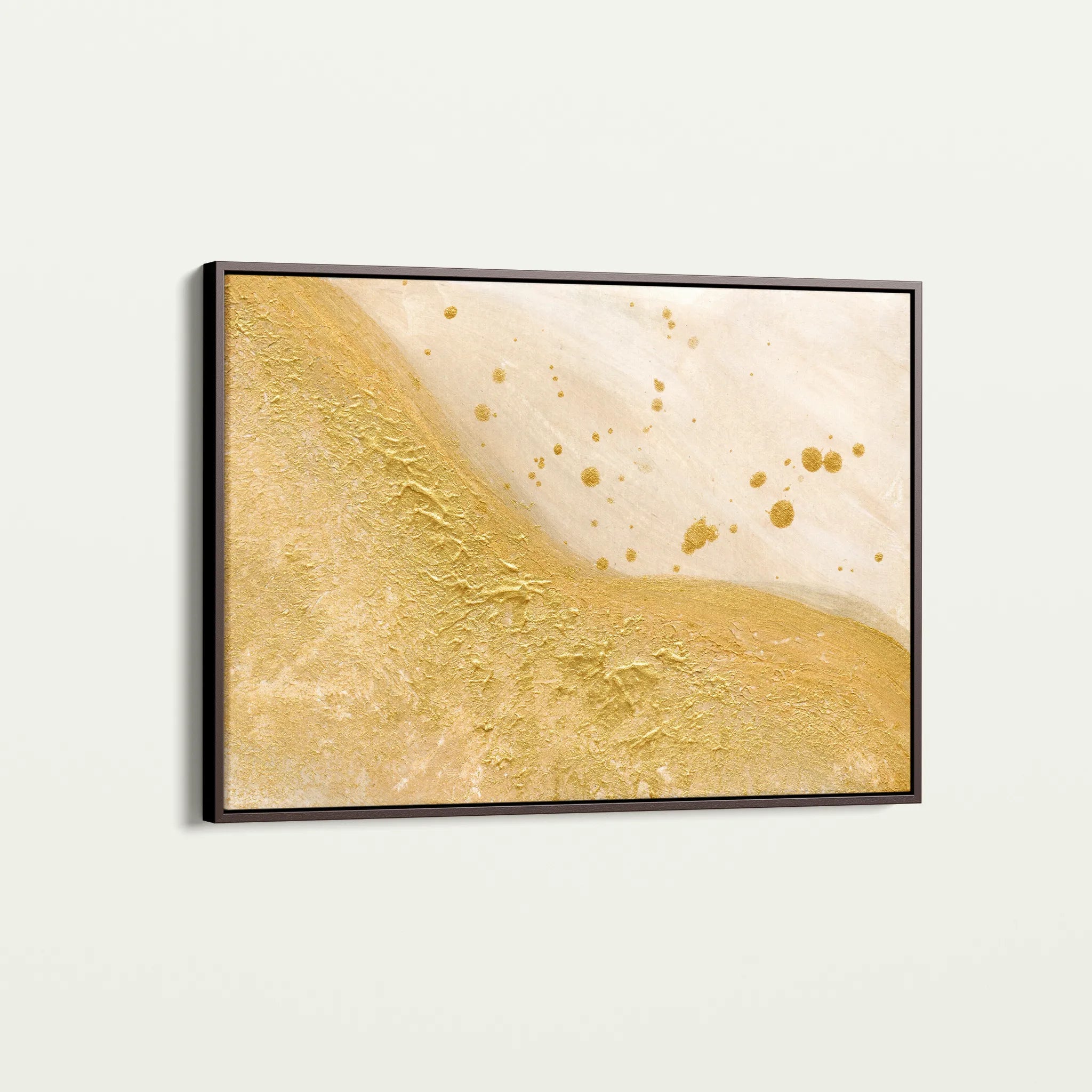 Abstract 081 Canvas Art 60 x 40 cm / Black