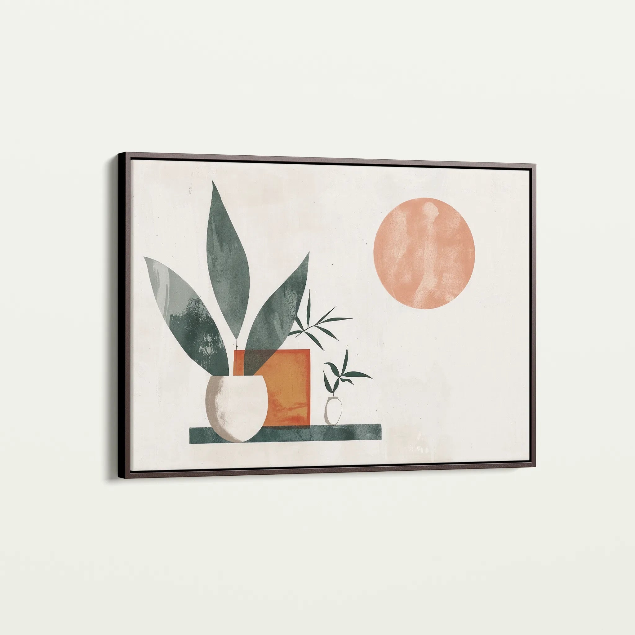Boho 081 Canvas Art 60 x 40 cm / Black