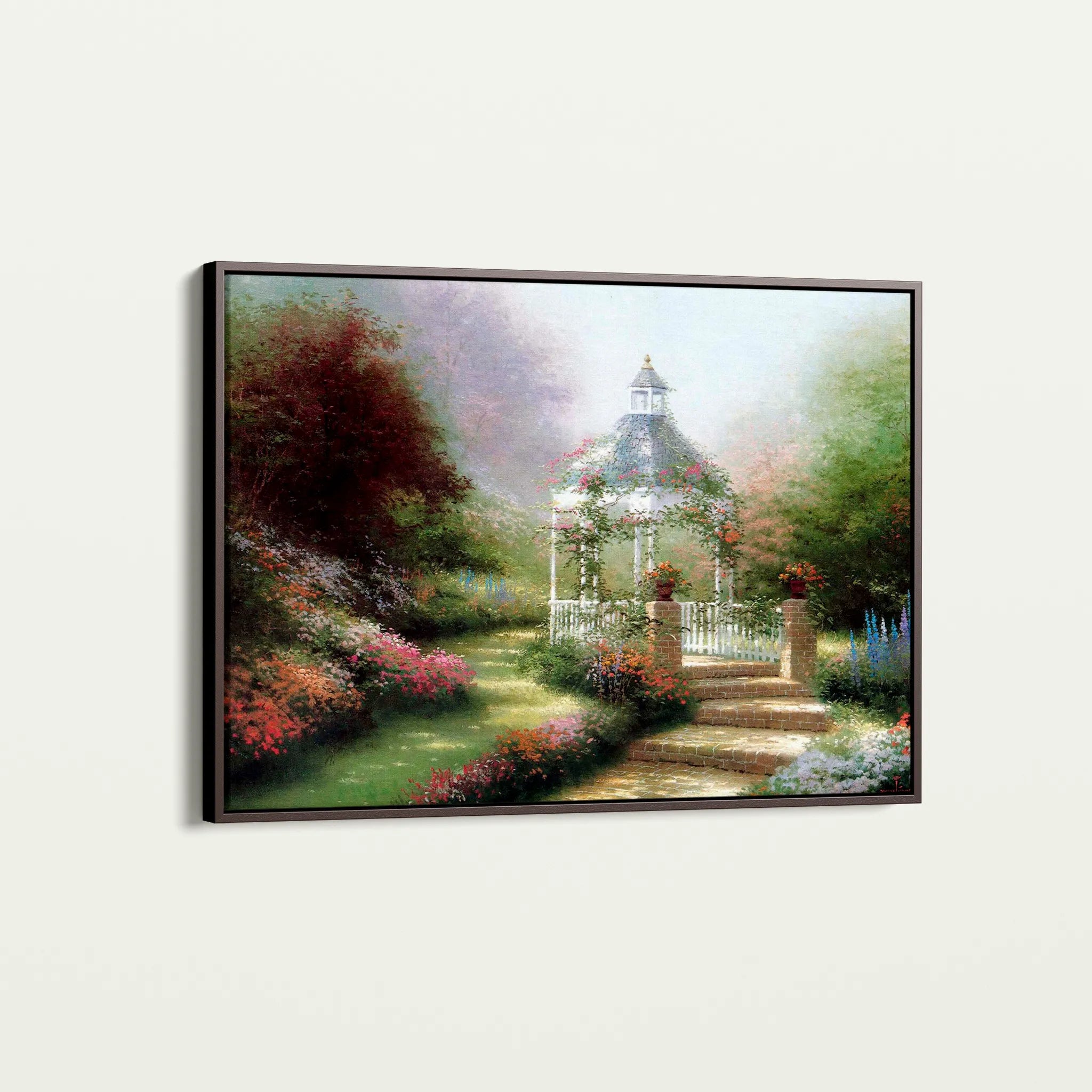 Landscape 081 Canvas Art 60 x 40 cm / Black