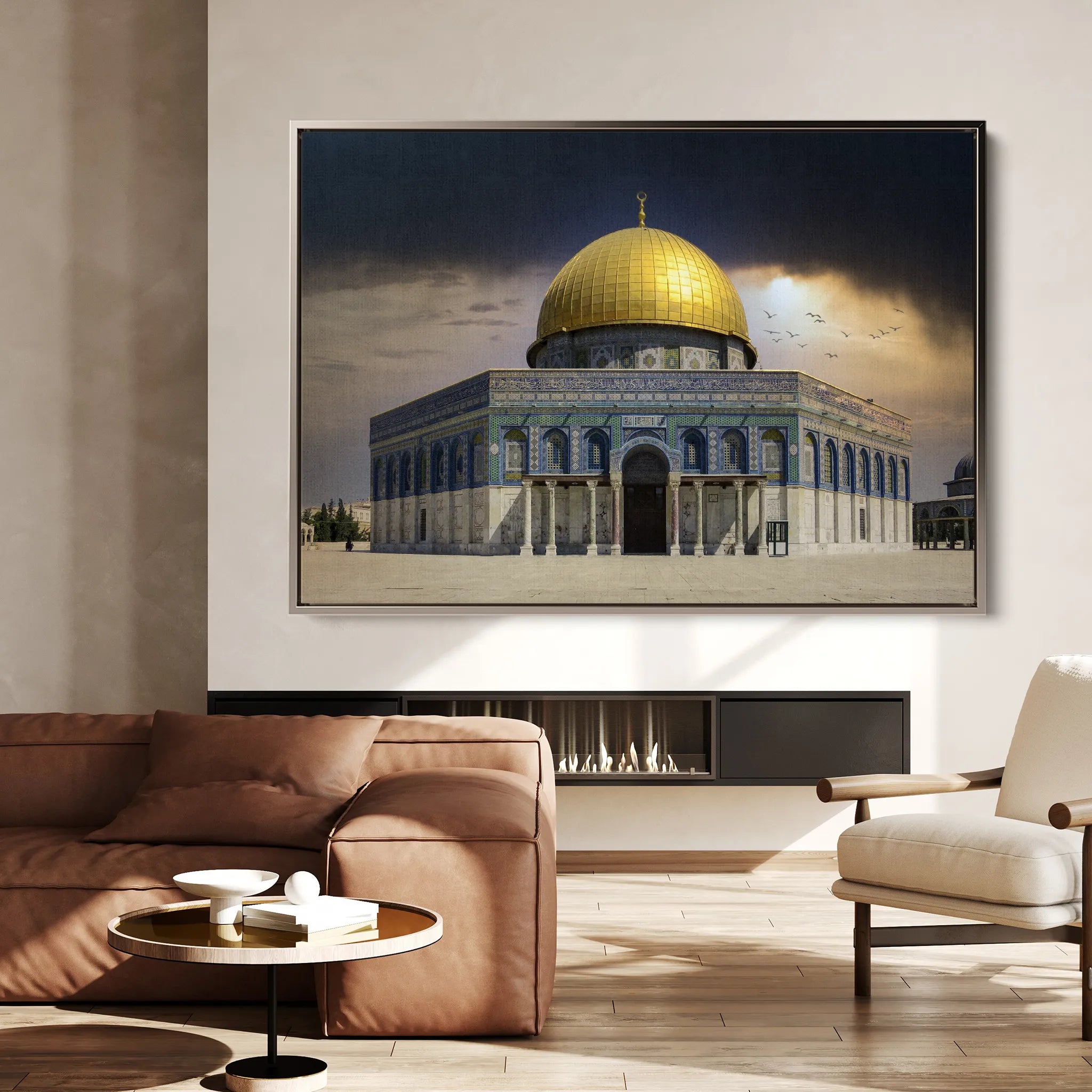 Palestine 081 Canvas Art 60 x 40 cm / Black