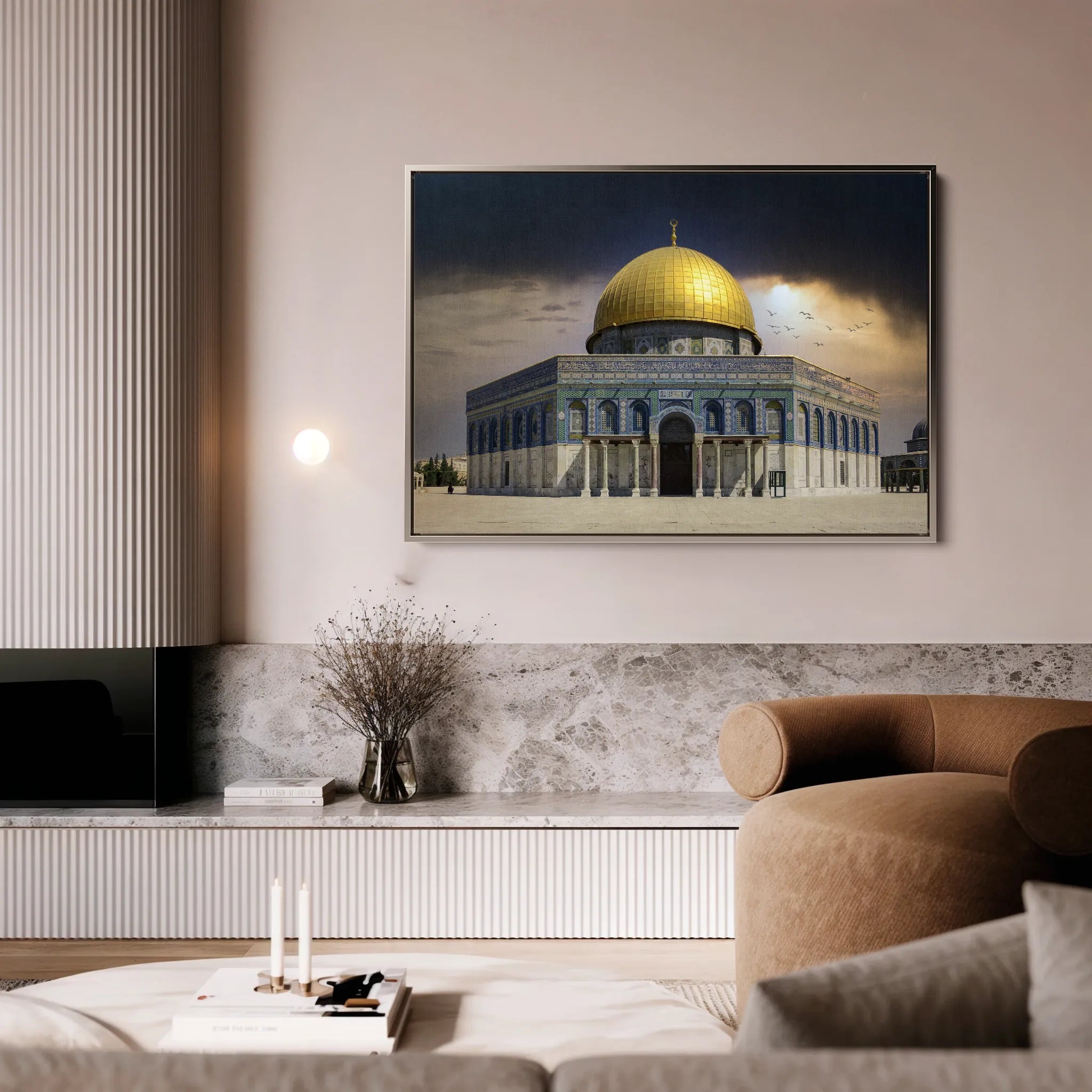 Palestine 081 Canvas Art 60 x 40 cm / Black
