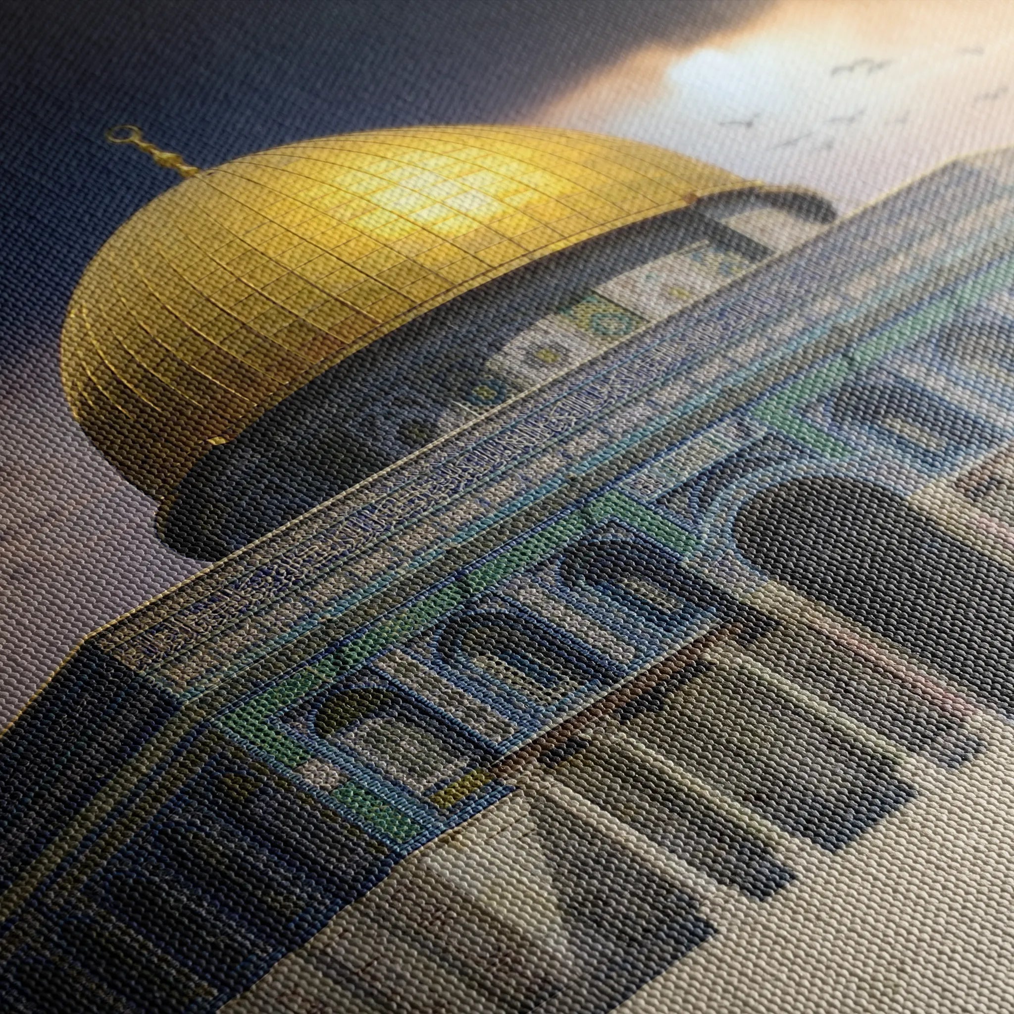 Palestine 081 Canvas Art 60 x 40 cm / Black