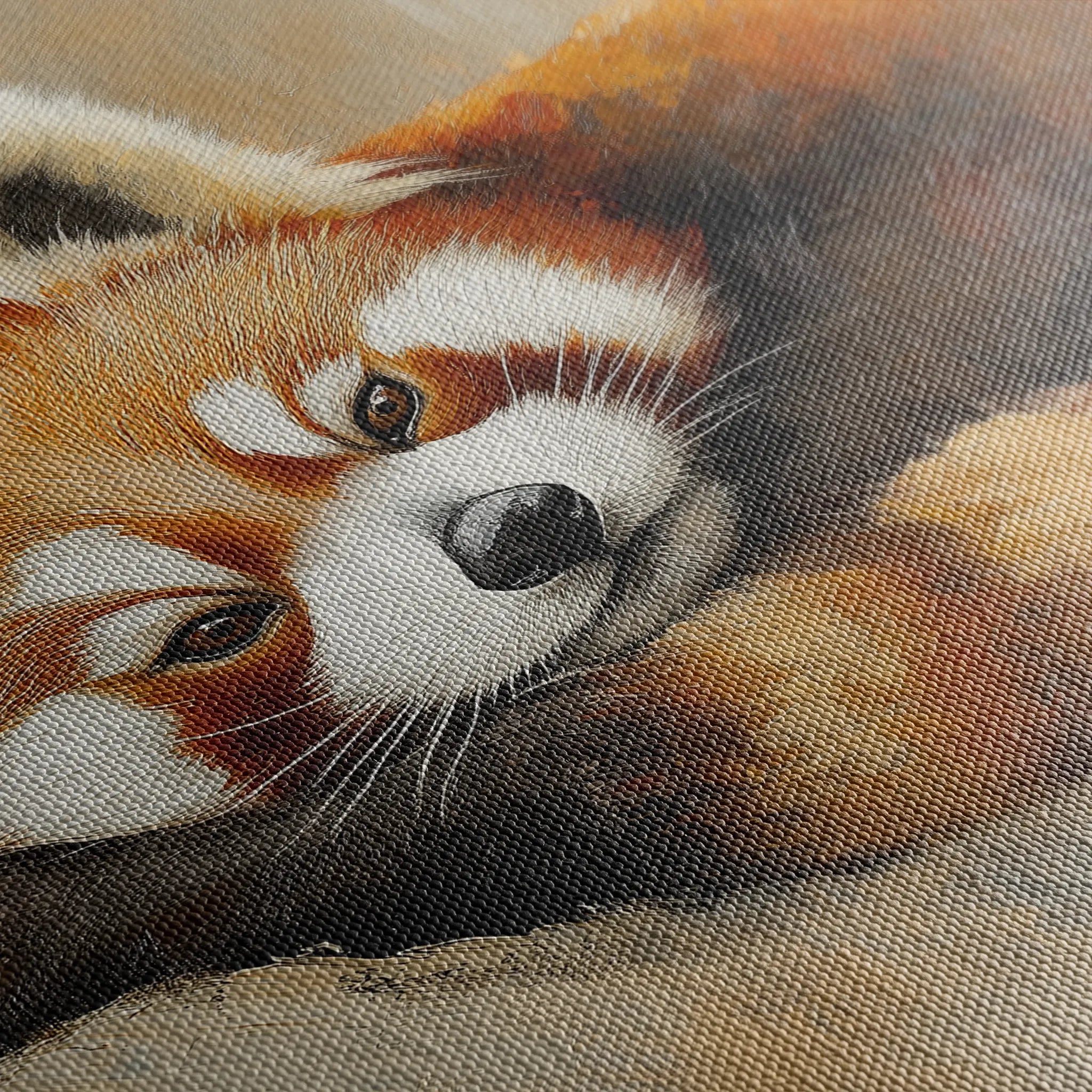 Animals 082 Canvas Art 60 x 40 cm / Black