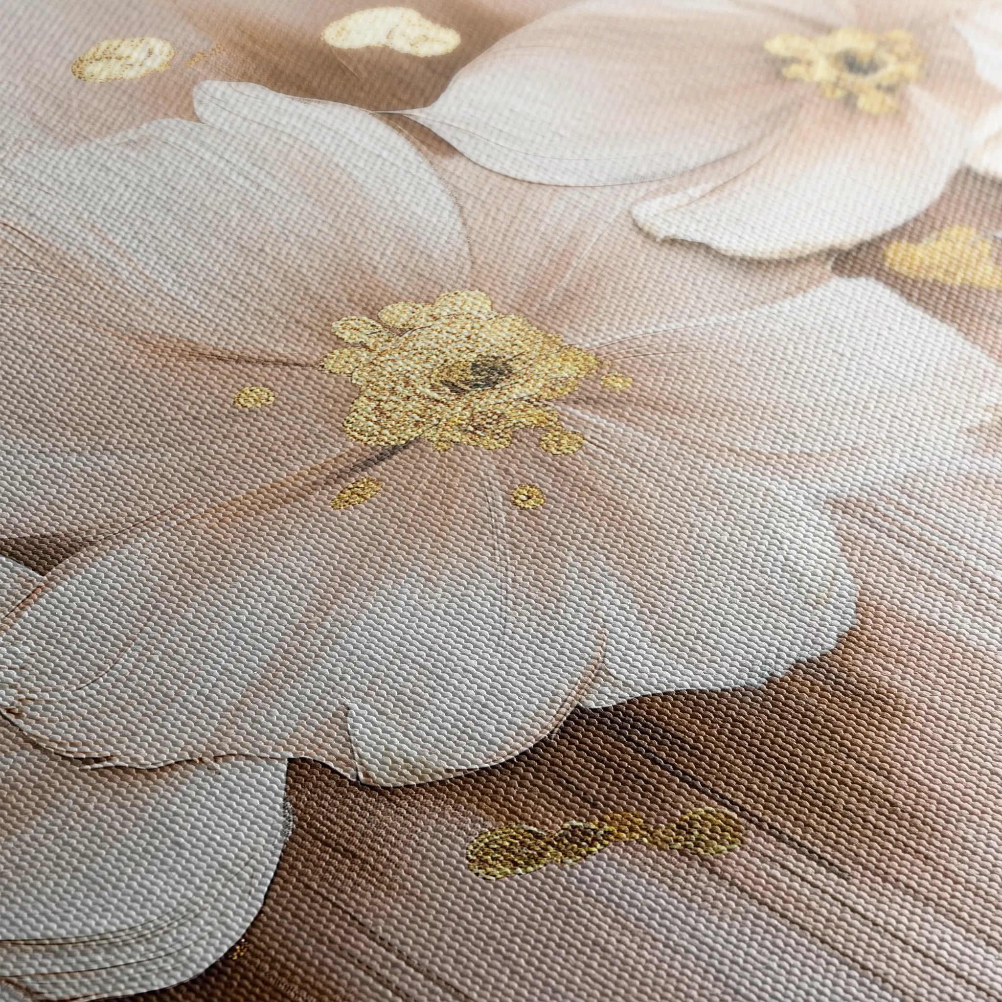 Floral 082 Canvas Art 60 x 40 cm / Black