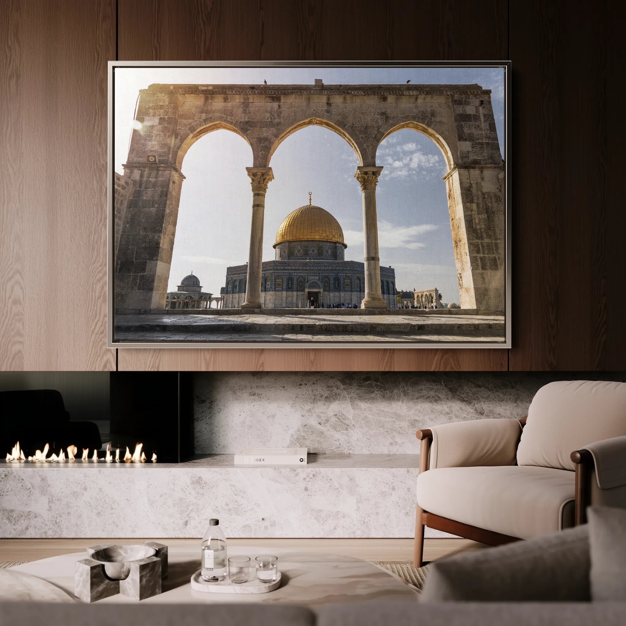 Palestine 082 Canvas Art 60 x 40 cm / Black