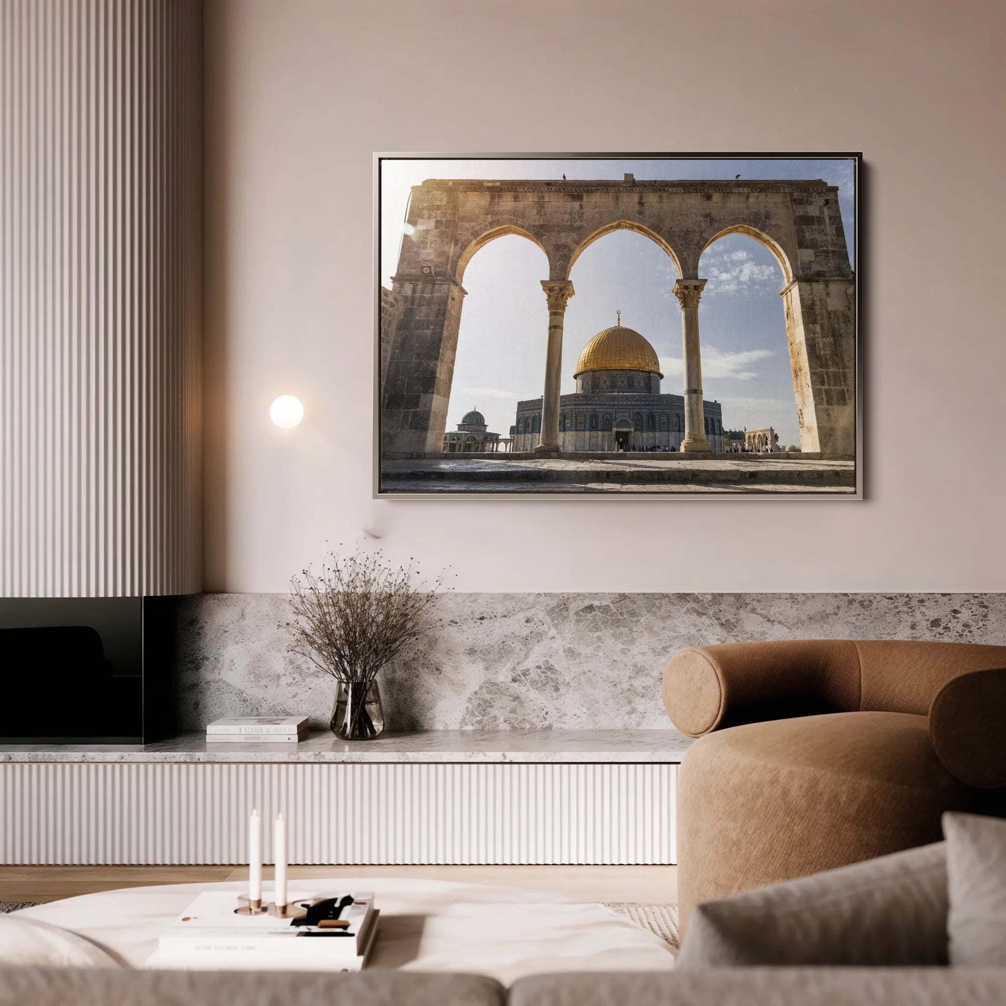 Palestine 082 Canvas Art 60 x 40 cm / Black
