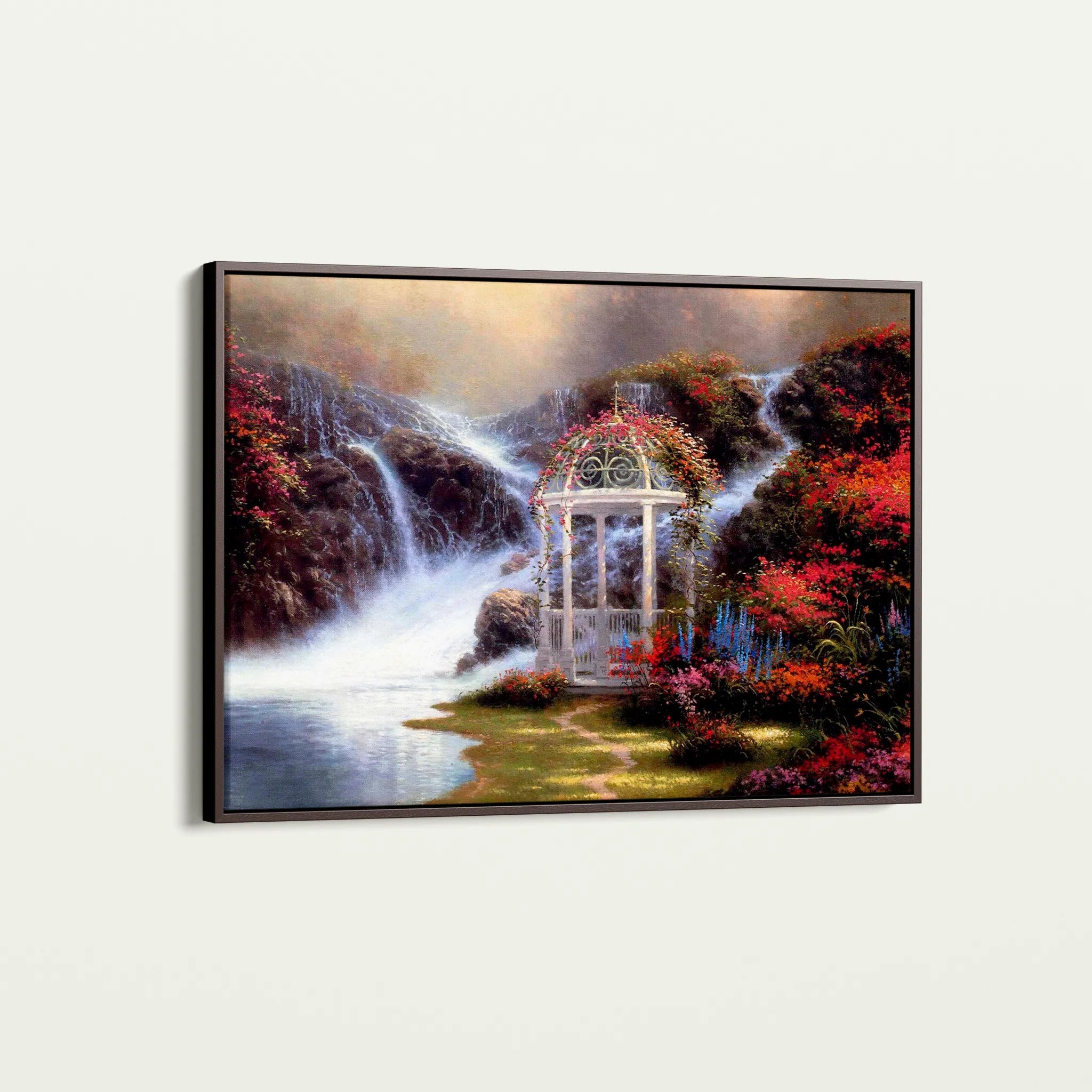 Landscape 083 Canvas Art 60 x 40 cm / Black