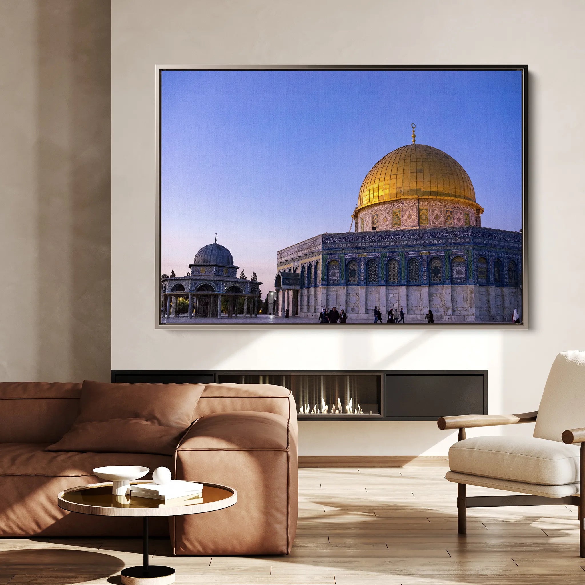 Palestine 083 Canvas Art 60 x 40 cm / Black