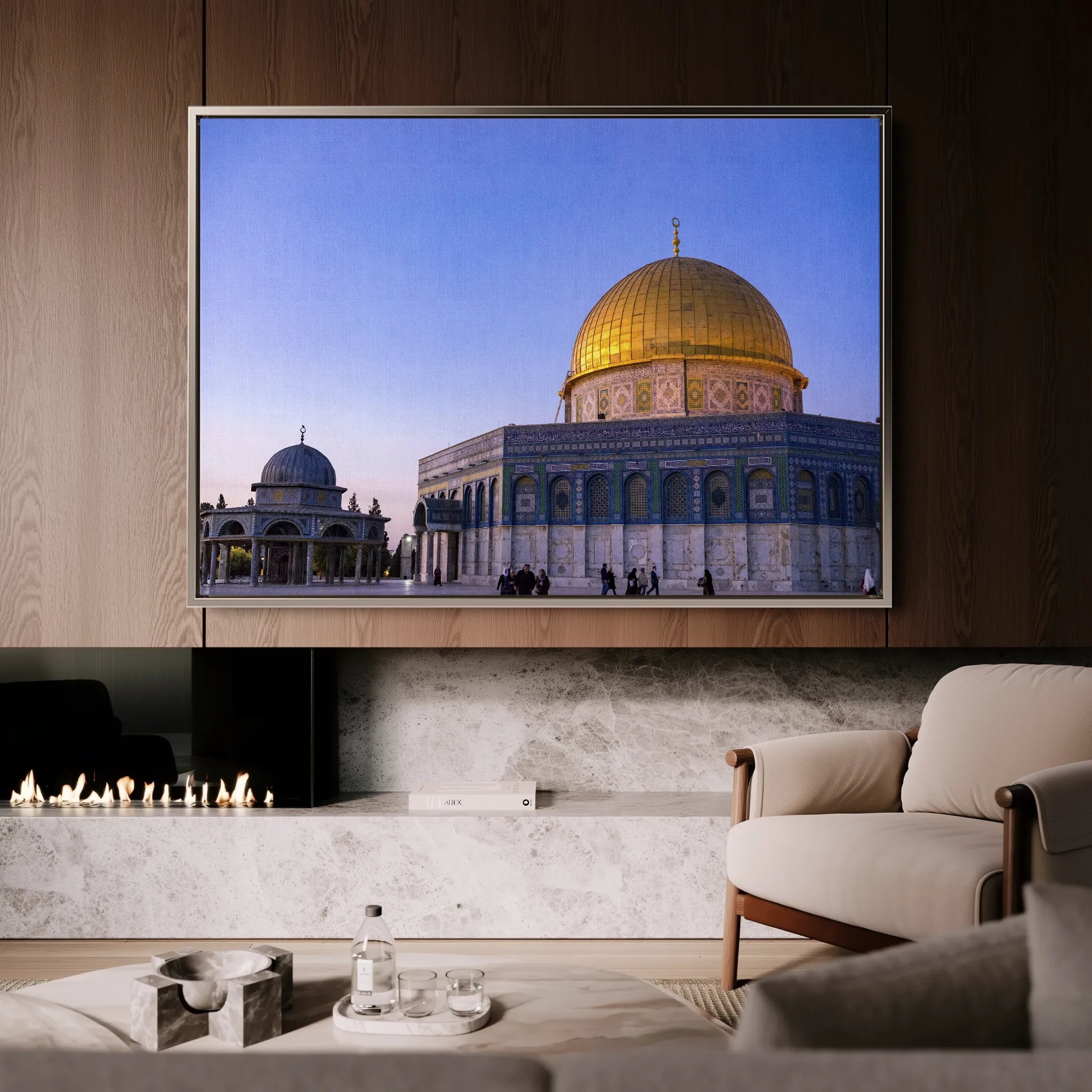 Palestine 083 Canvas Art 60 x 40 cm / Black