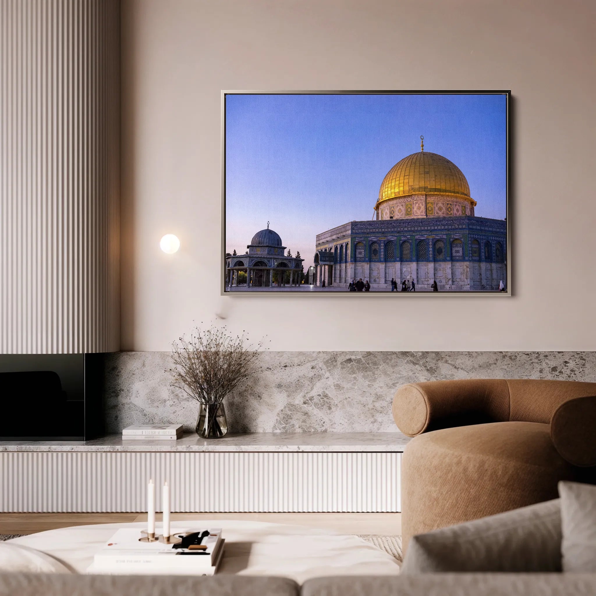 Palestine 083 Canvas Art 60 x 40 cm / Black