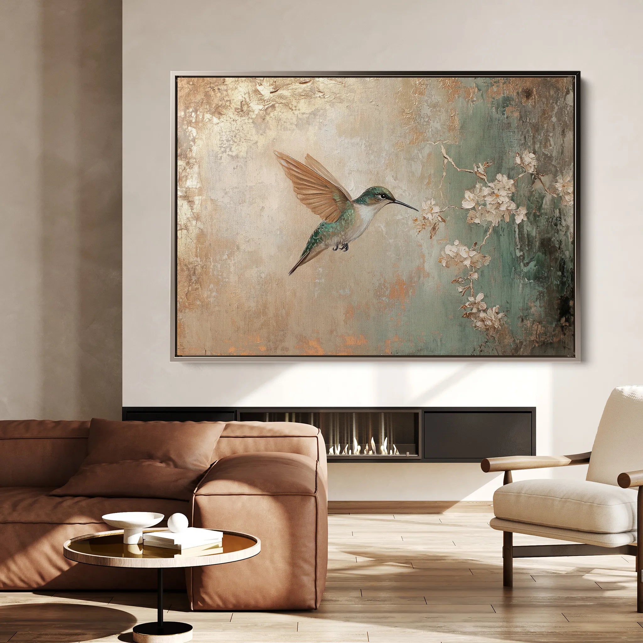 Animals 084 Canvas Art 60 x 40 cm / Black