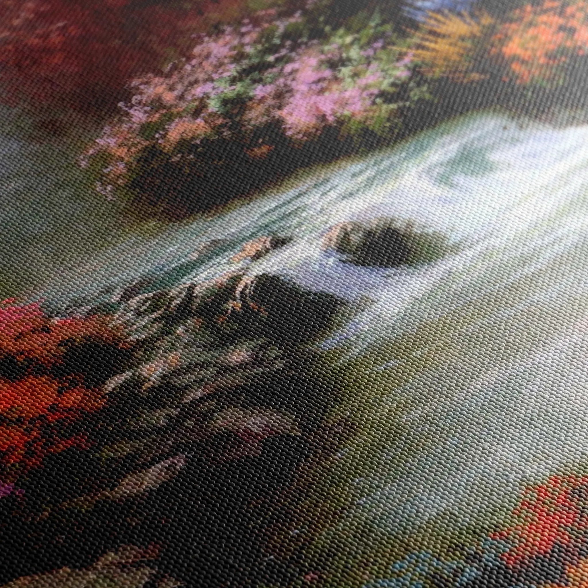 Landscape 084 Canvas Art 60 x 40 cm / Black