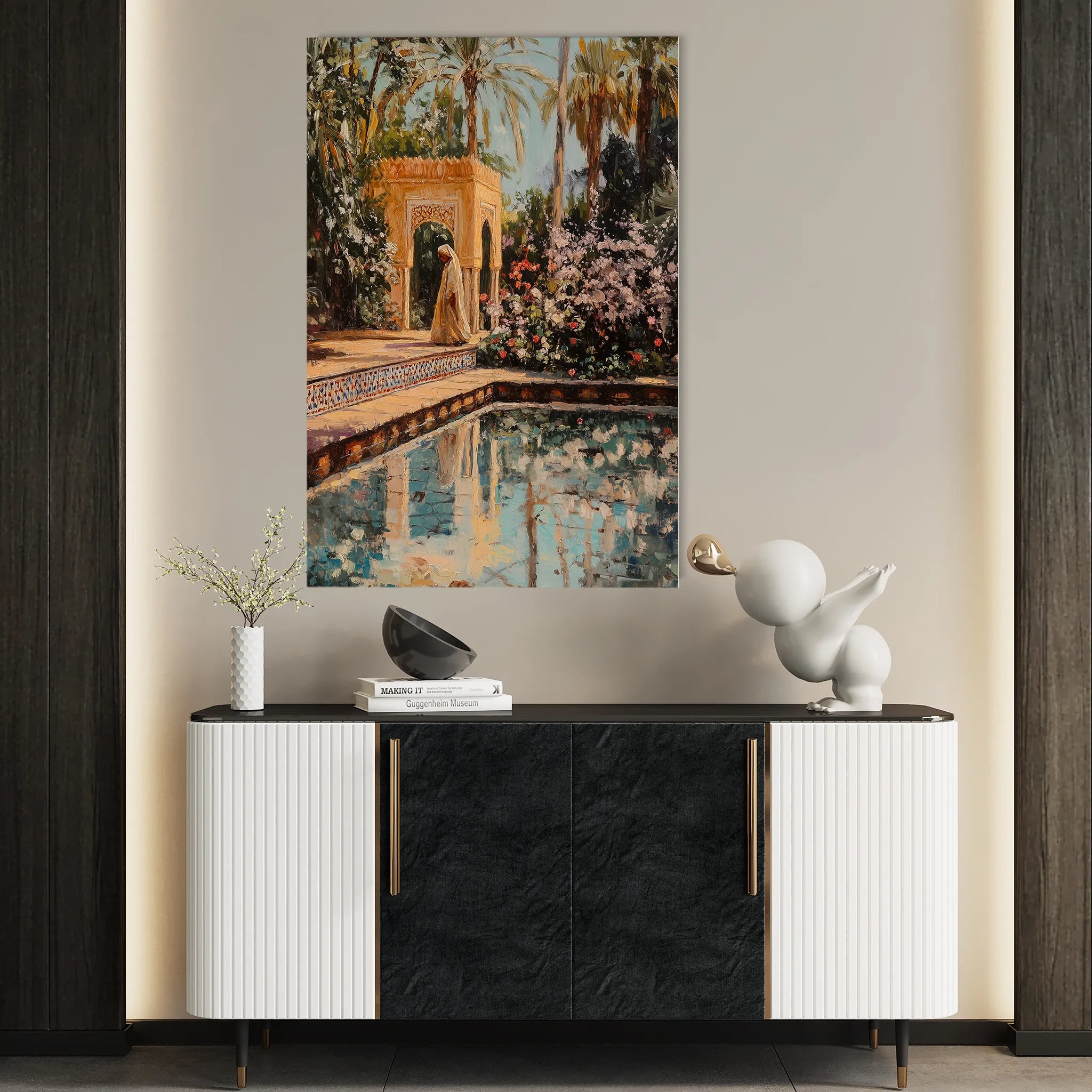 Orientalist 084 Canvas Art 60 x 40 cm / Black