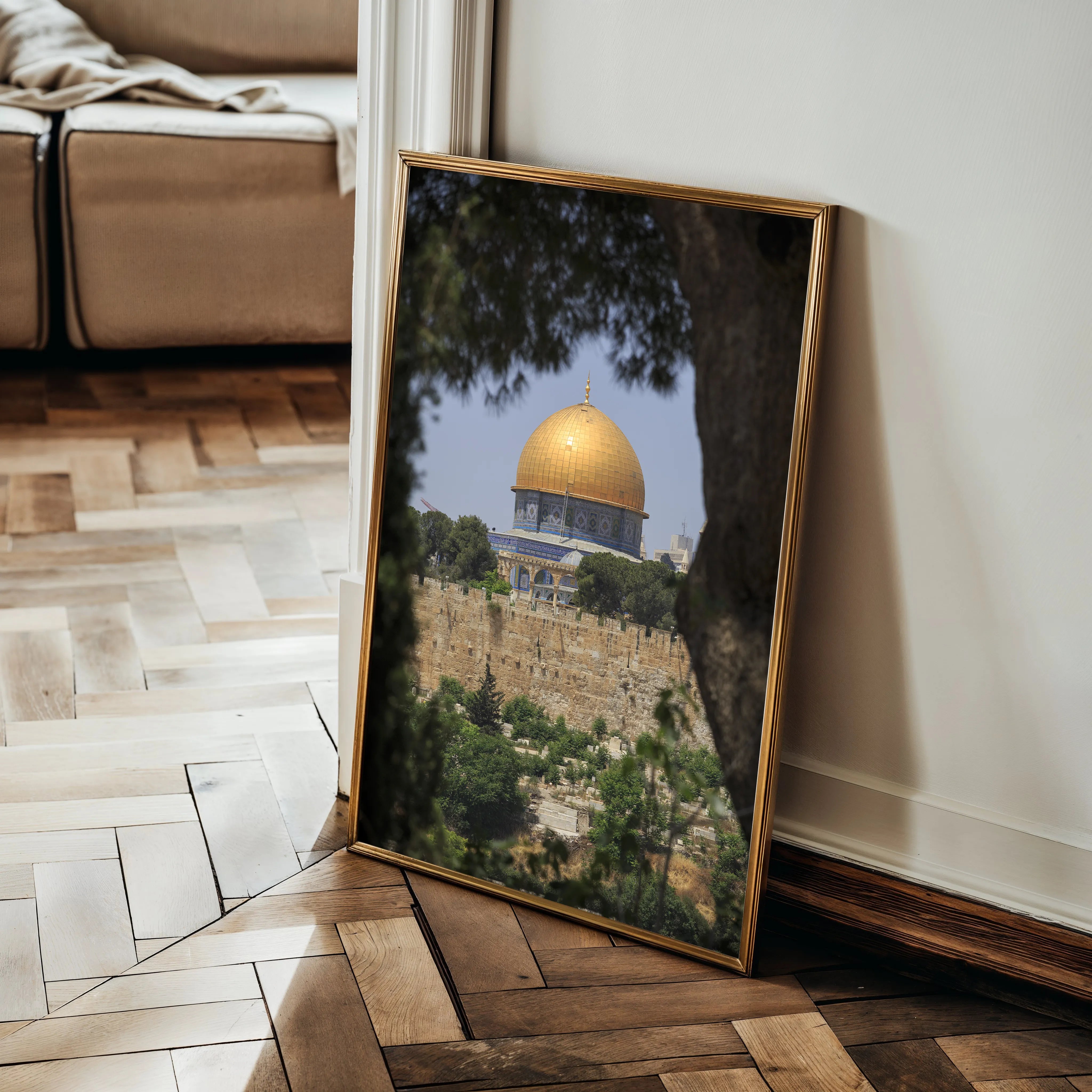 Palestine 084 Canvas Art 60 x 40 cm / Black