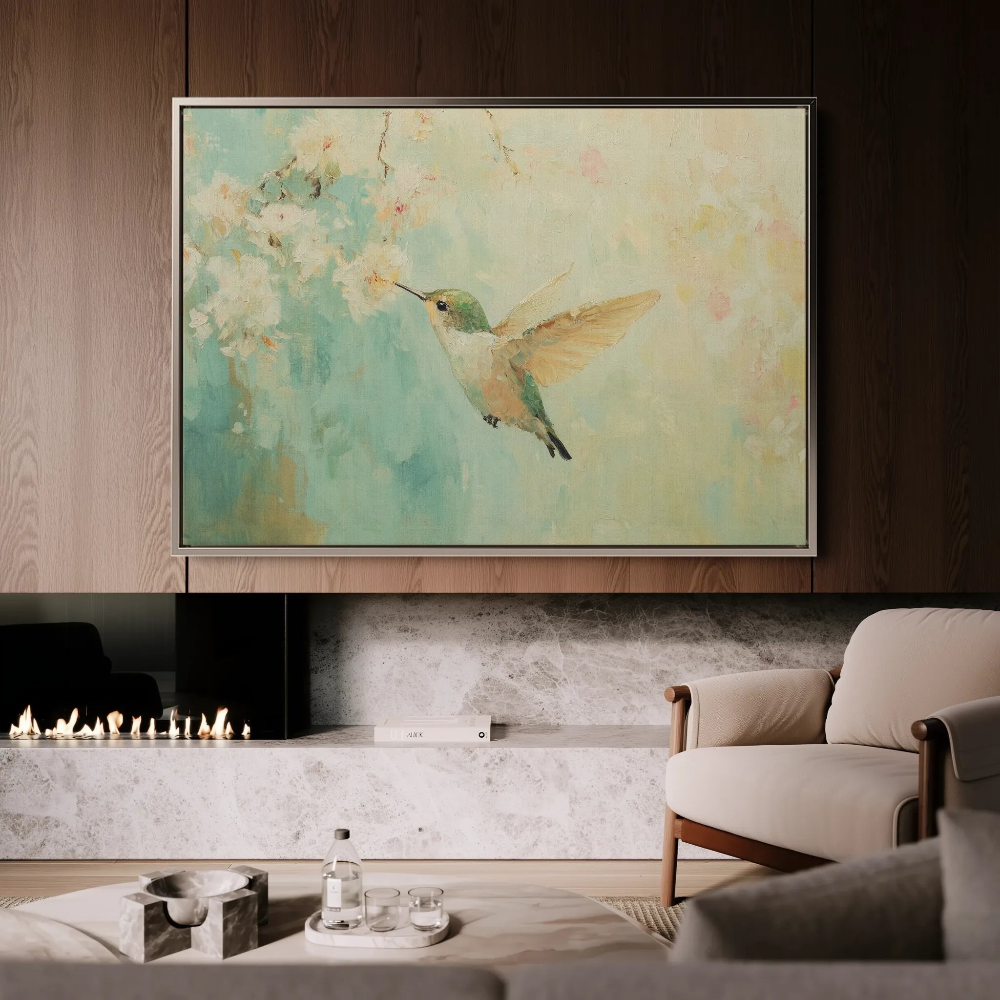Animals 085 Canvas Art 60 x 40 cm / Black