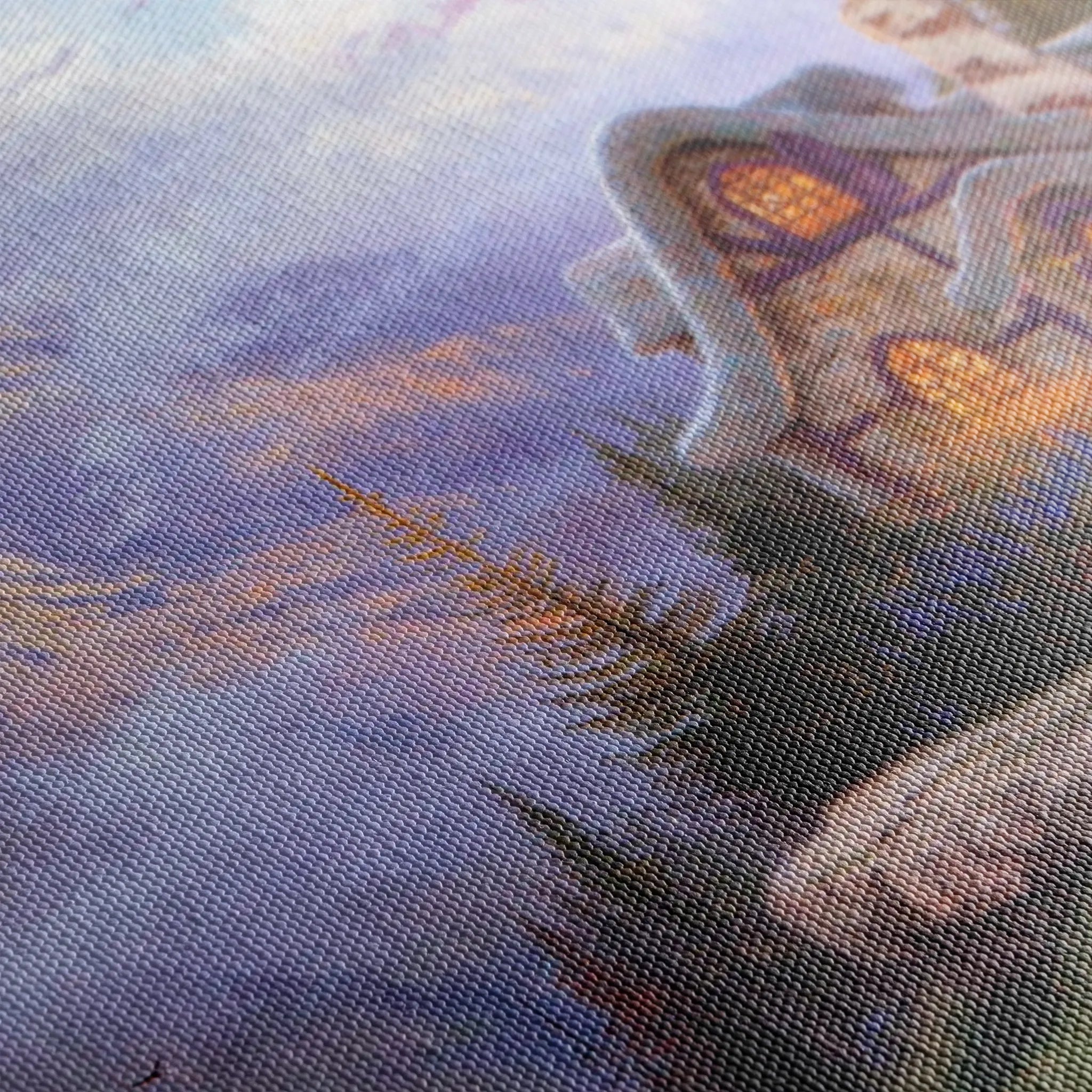 Landscape 085 Canvas Art 60 x 40 cm / Black