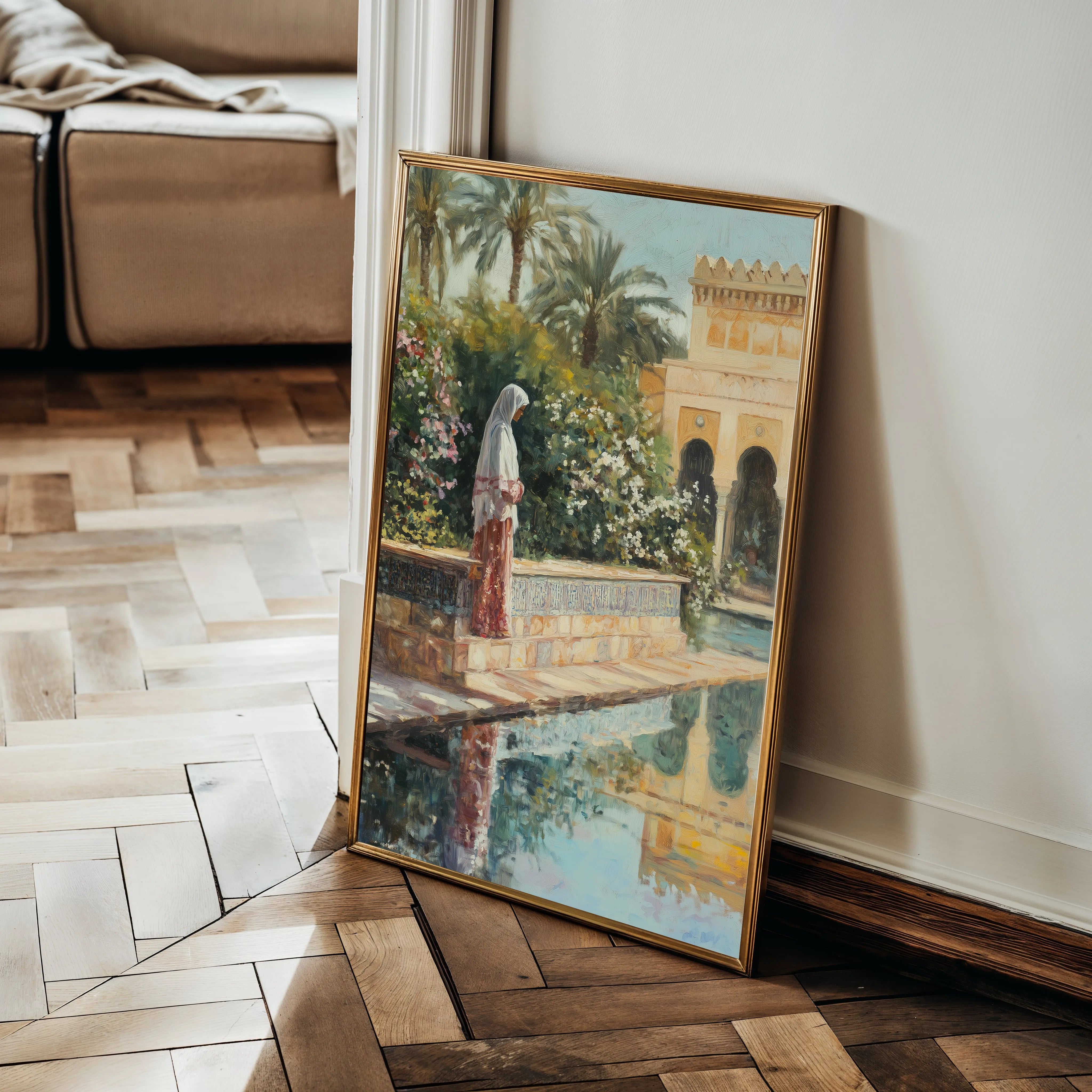 Orientalist 085 Canvas Art 60 x 40 cm / Black