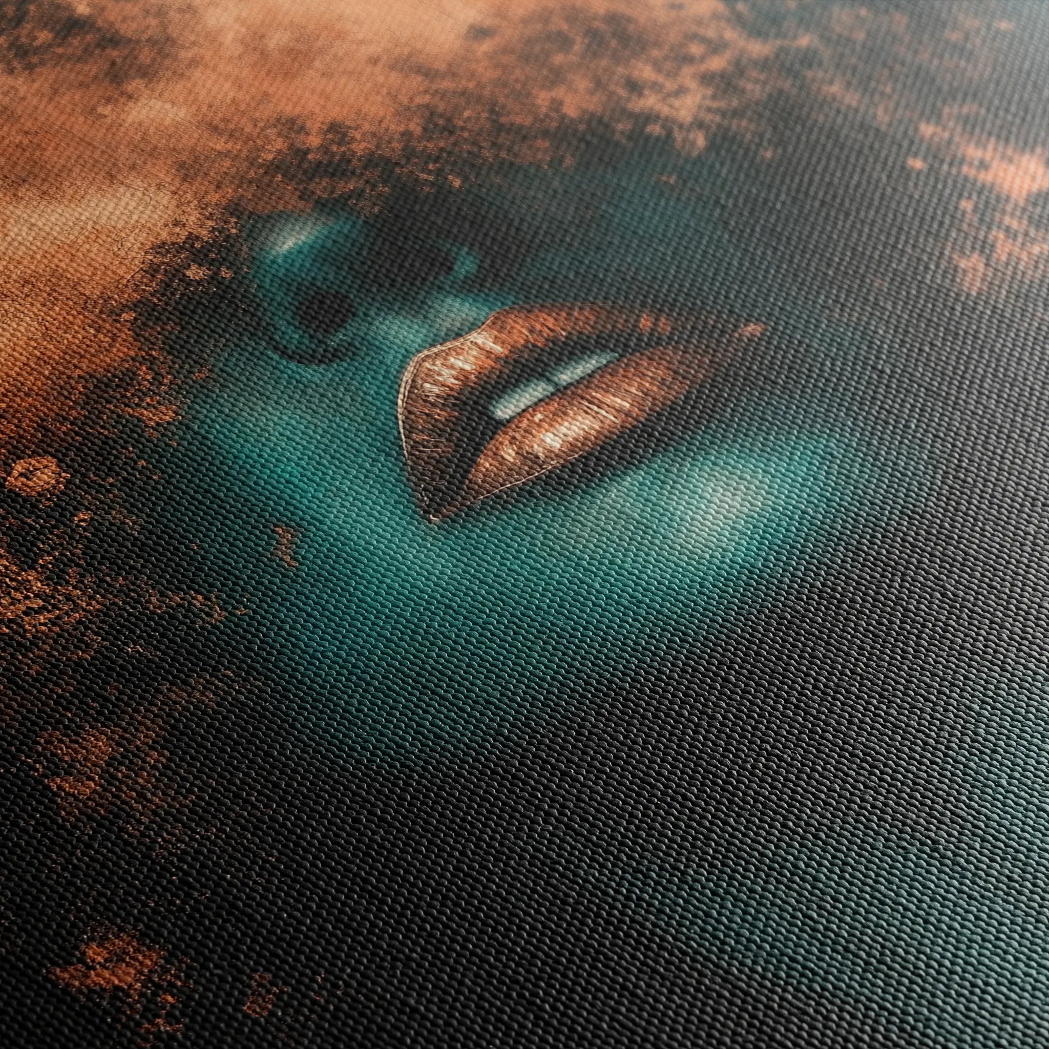 Portrait 085 Canvas Art 60 x 40 cm / Black