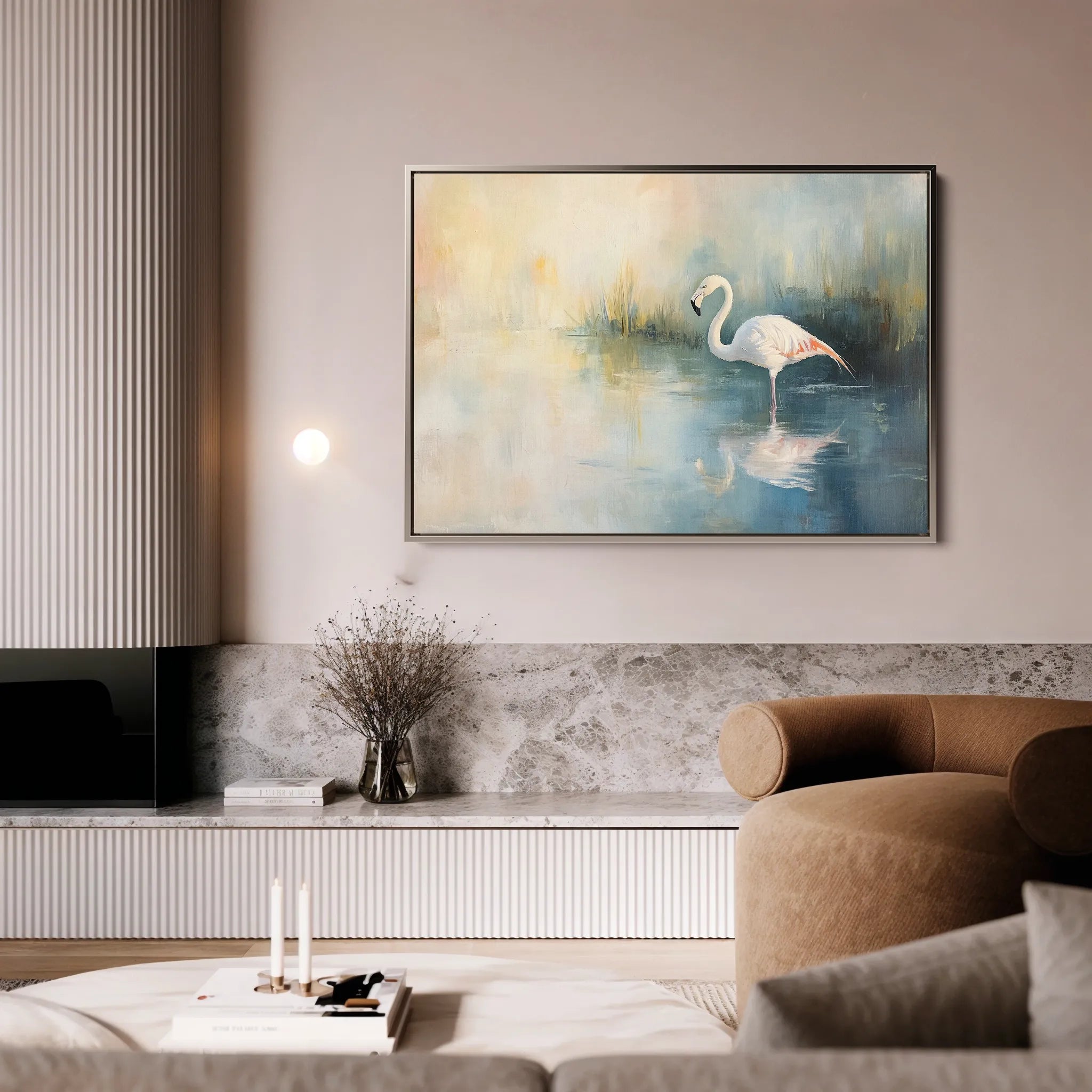 Animals 086 Canvas Art 60 x 40 cm / Black