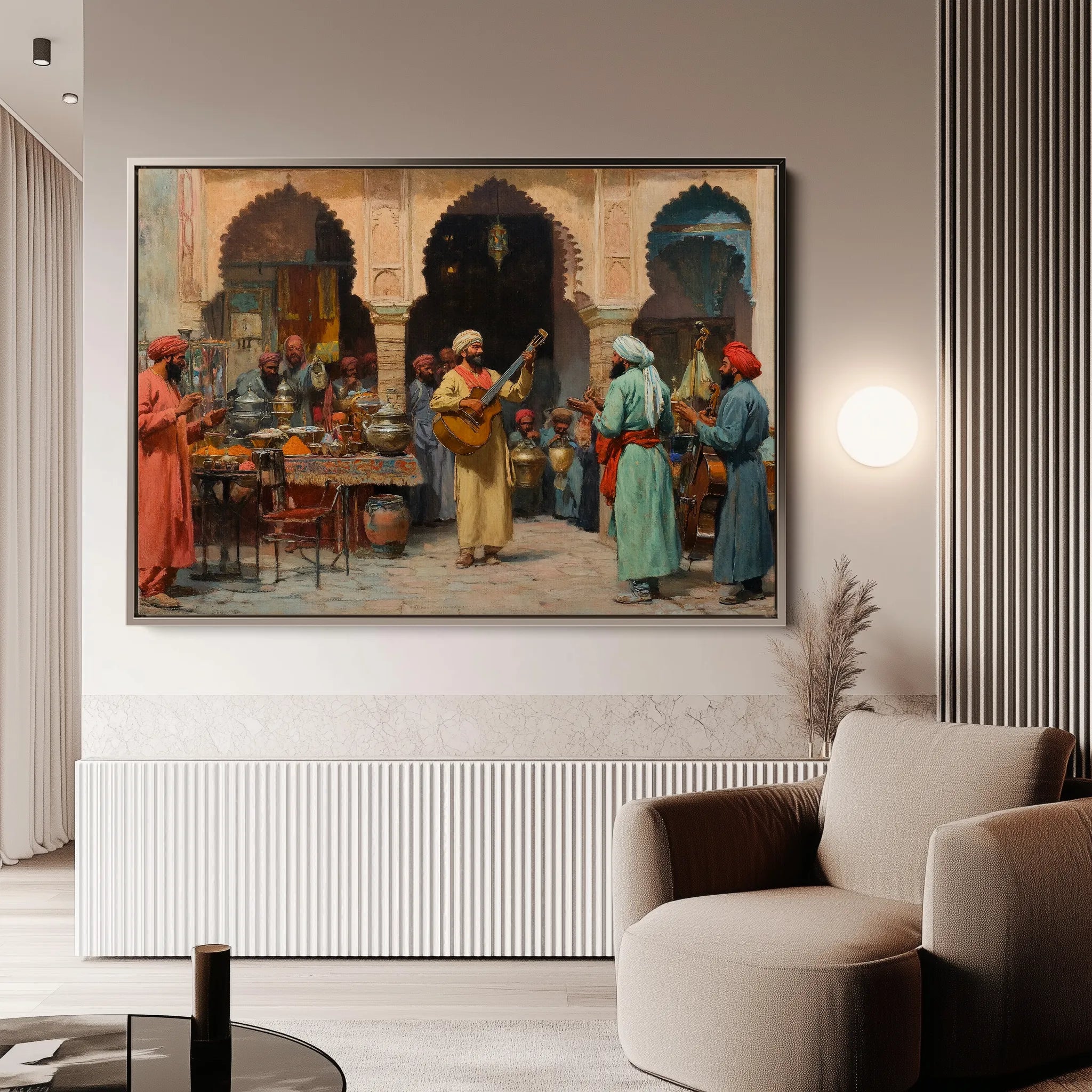 Orientalist 086 Canvas Art 60 x 40 cm / Black