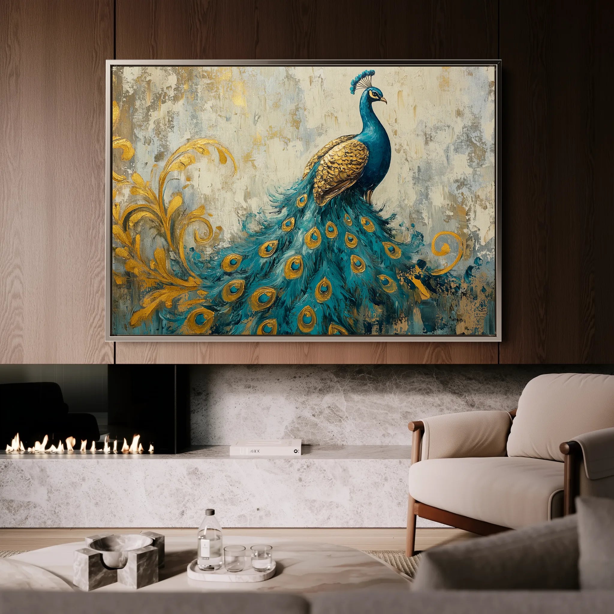 Animals 087 Canvas Art 60 x 40 cm / Black