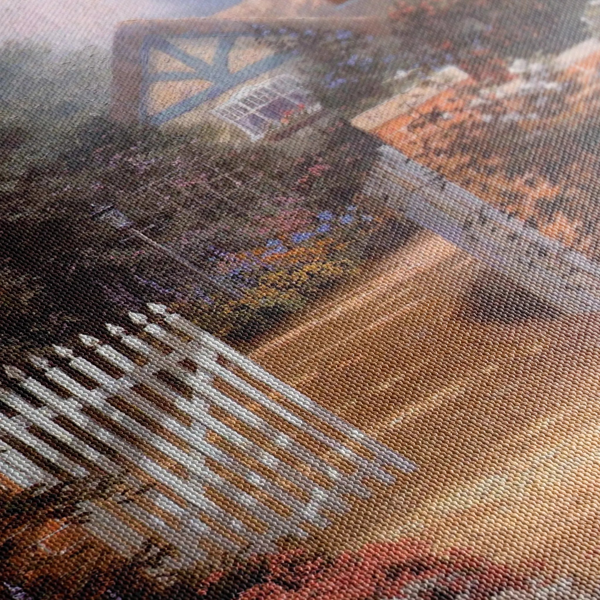 Landscape 087 Canvas Art 60 x 40 cm / Black