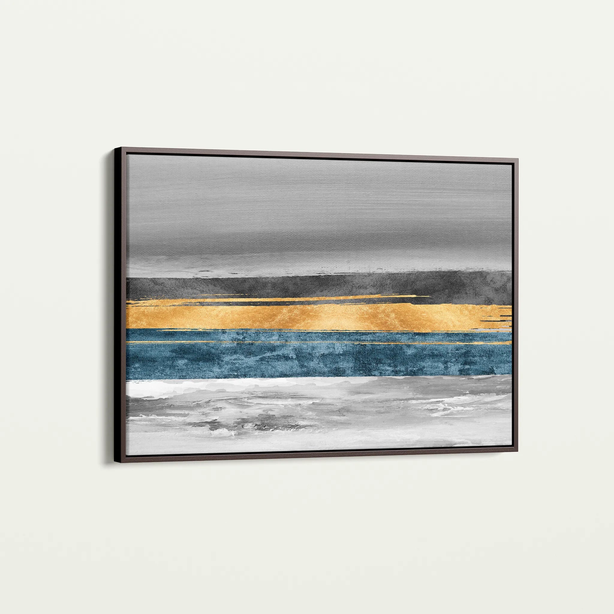 Abstract 088 Canvas Art 60 x 40 cm / Black