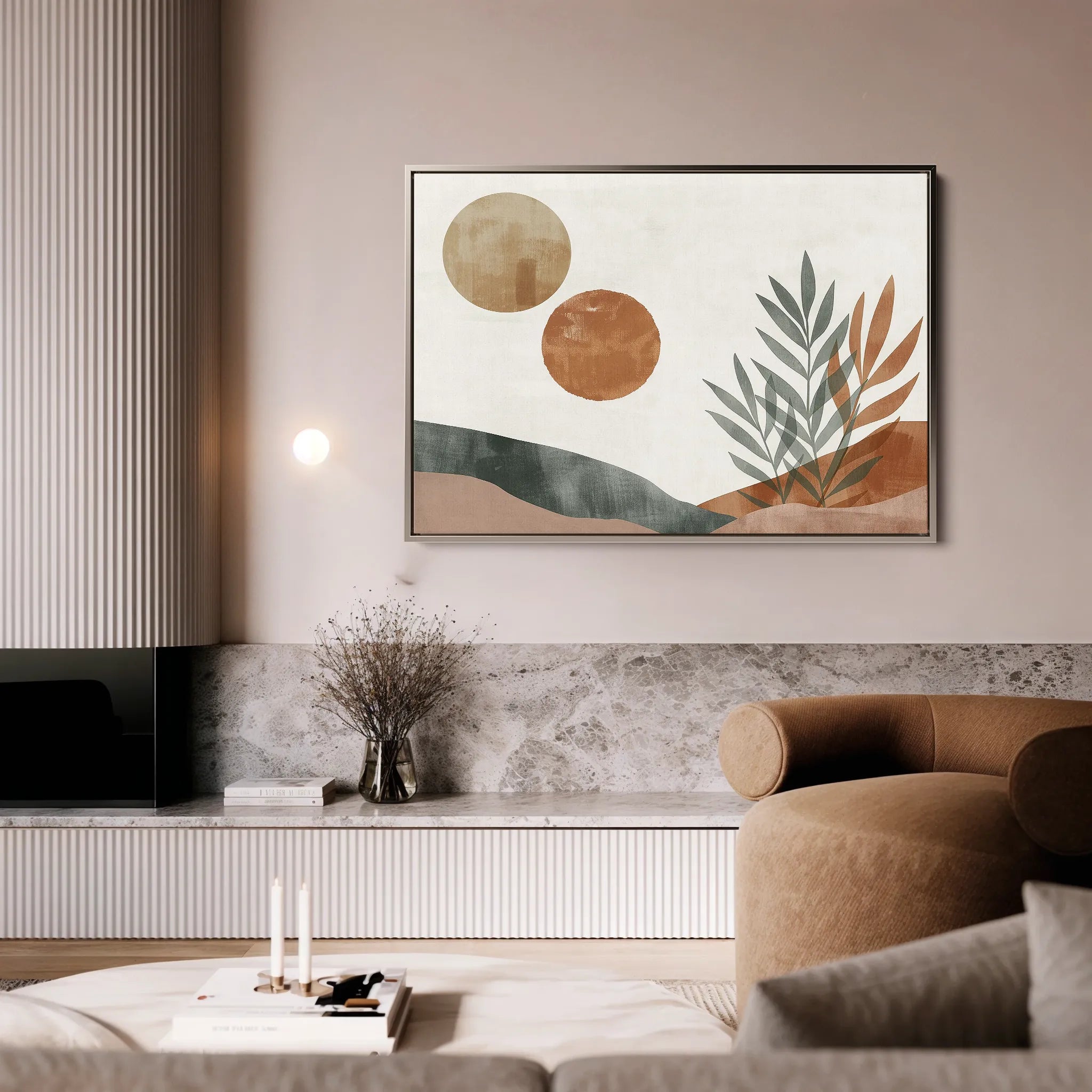Boho 088 Canvas Art 60 x 40 cm / Black