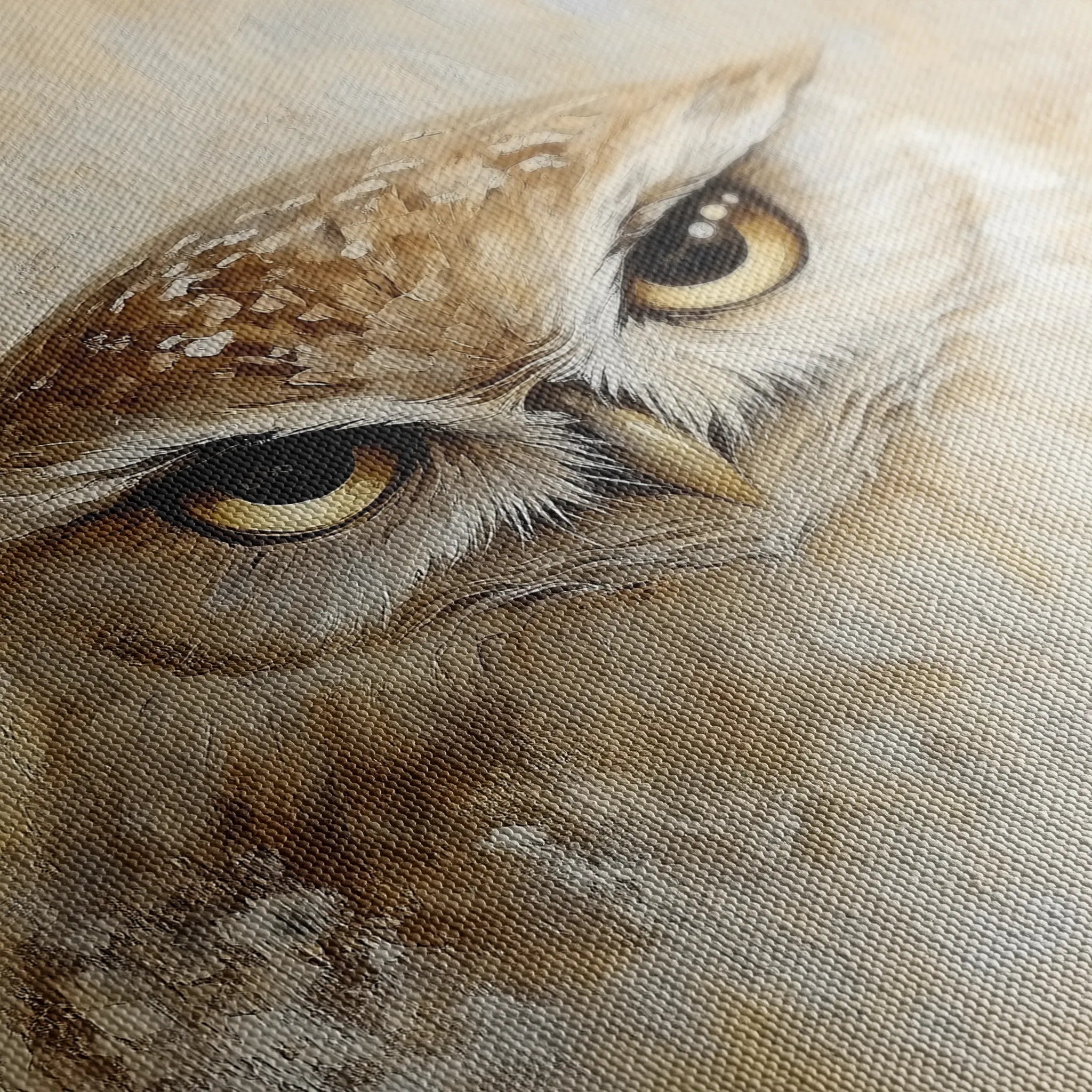 Animals 089 Canvas Art 60 x 40 cm / Black