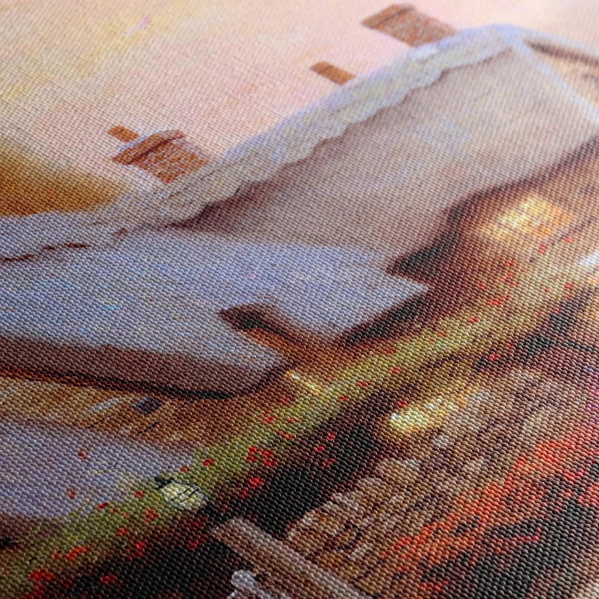 Landscape 089 Canvas Art 60 x 40 cm / Black