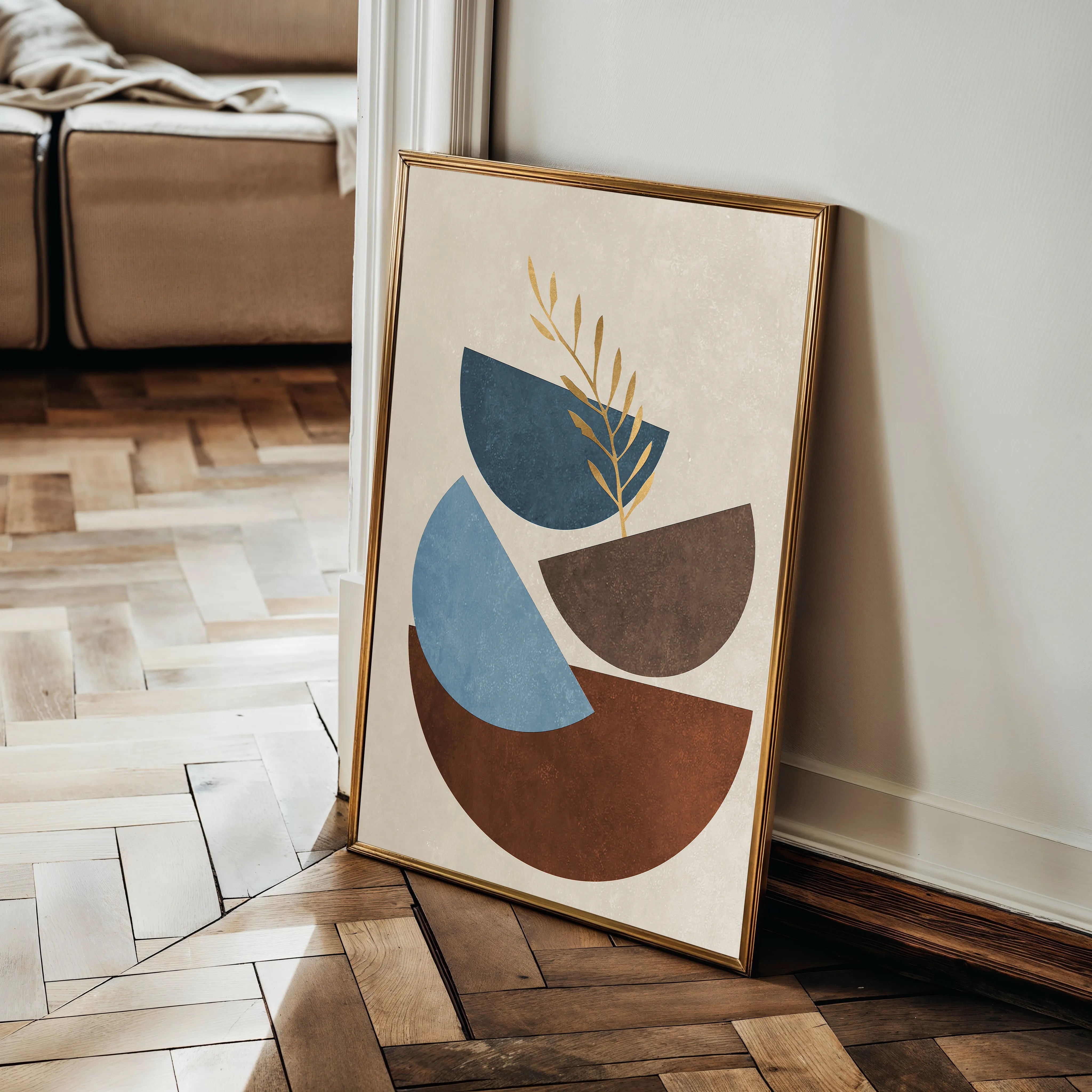 Boho 090 Canvas Art 60 x 40 cm / Black