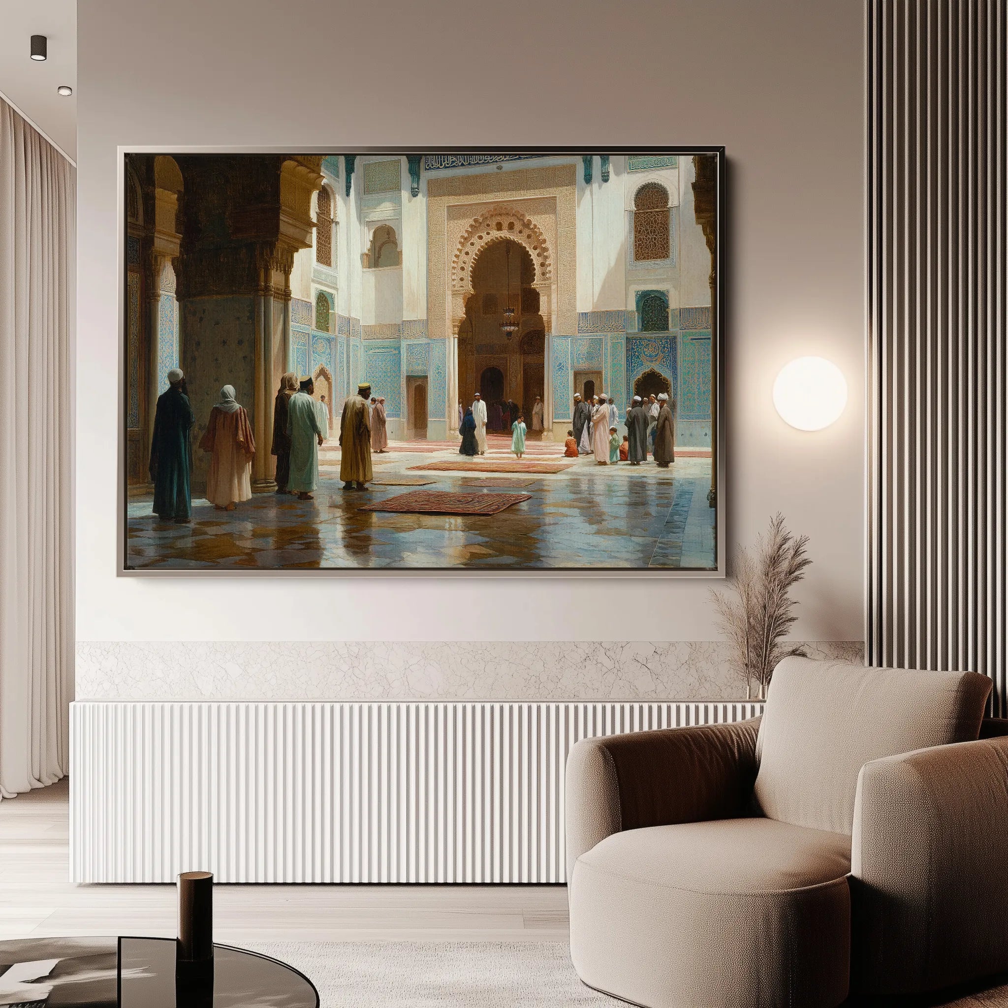 Orientalist 090 Canvas Art 60 x 40 cm / Black