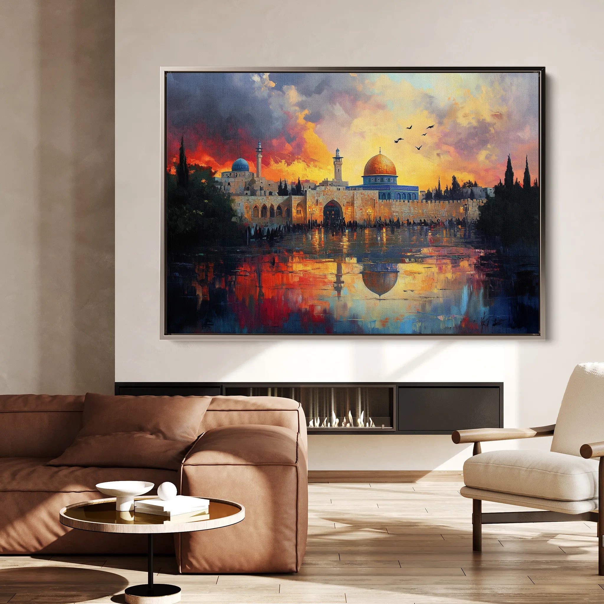 Palestine 090 Canvas Art 60 x 40 cm / Black