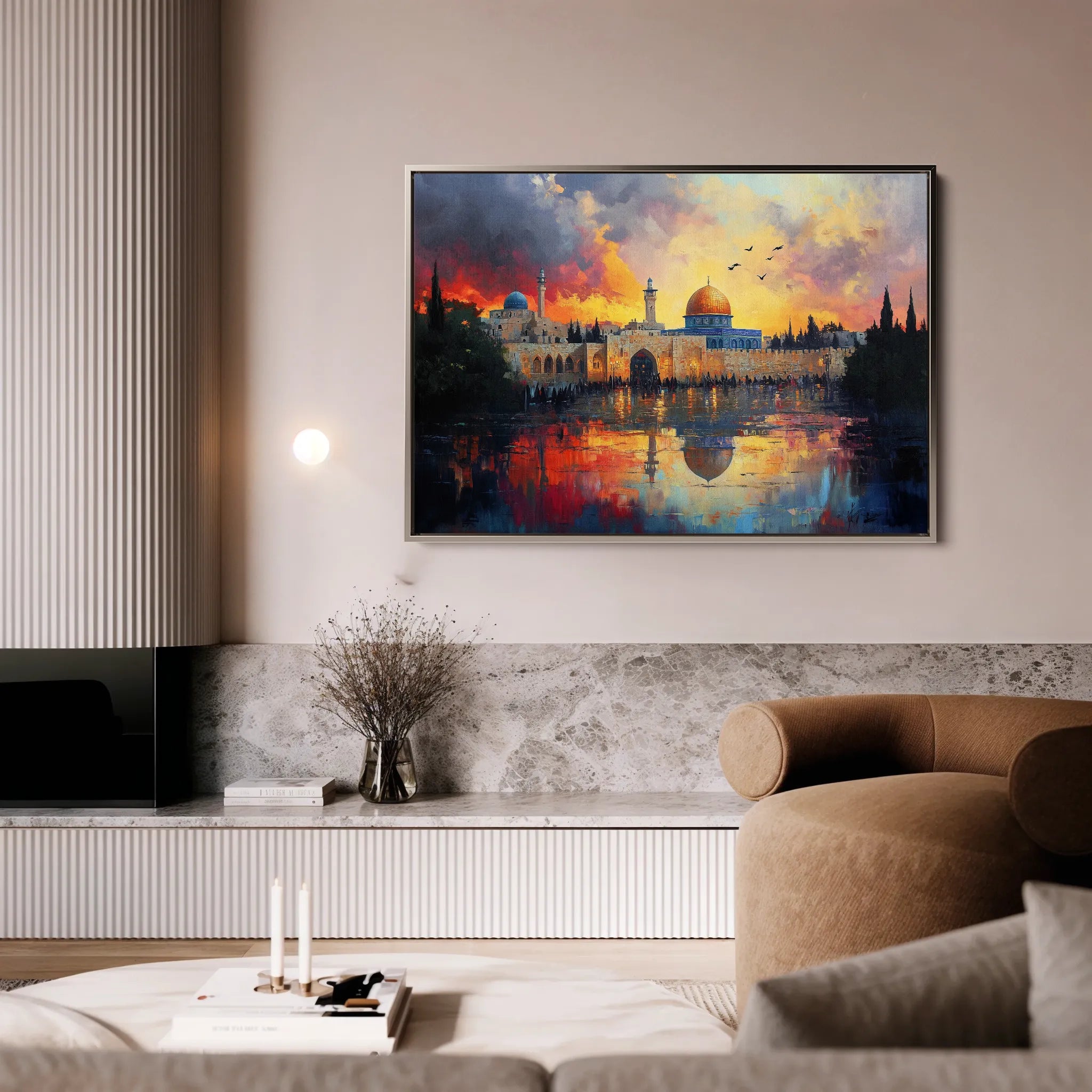 Palestine 090 Canvas Art 60 x 40 cm / Black