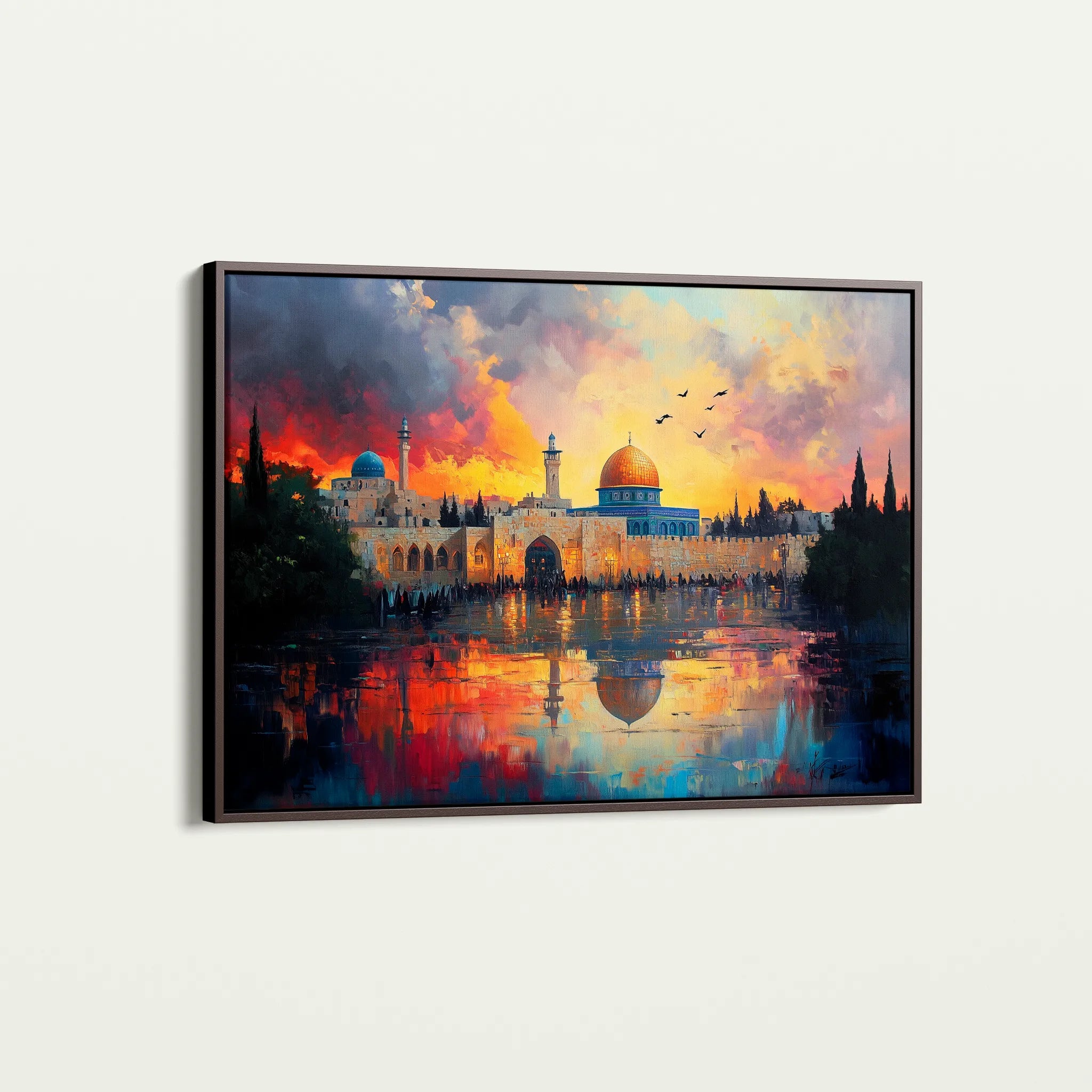 Palestine 090 Canvas Art 60 x 40 cm / Black