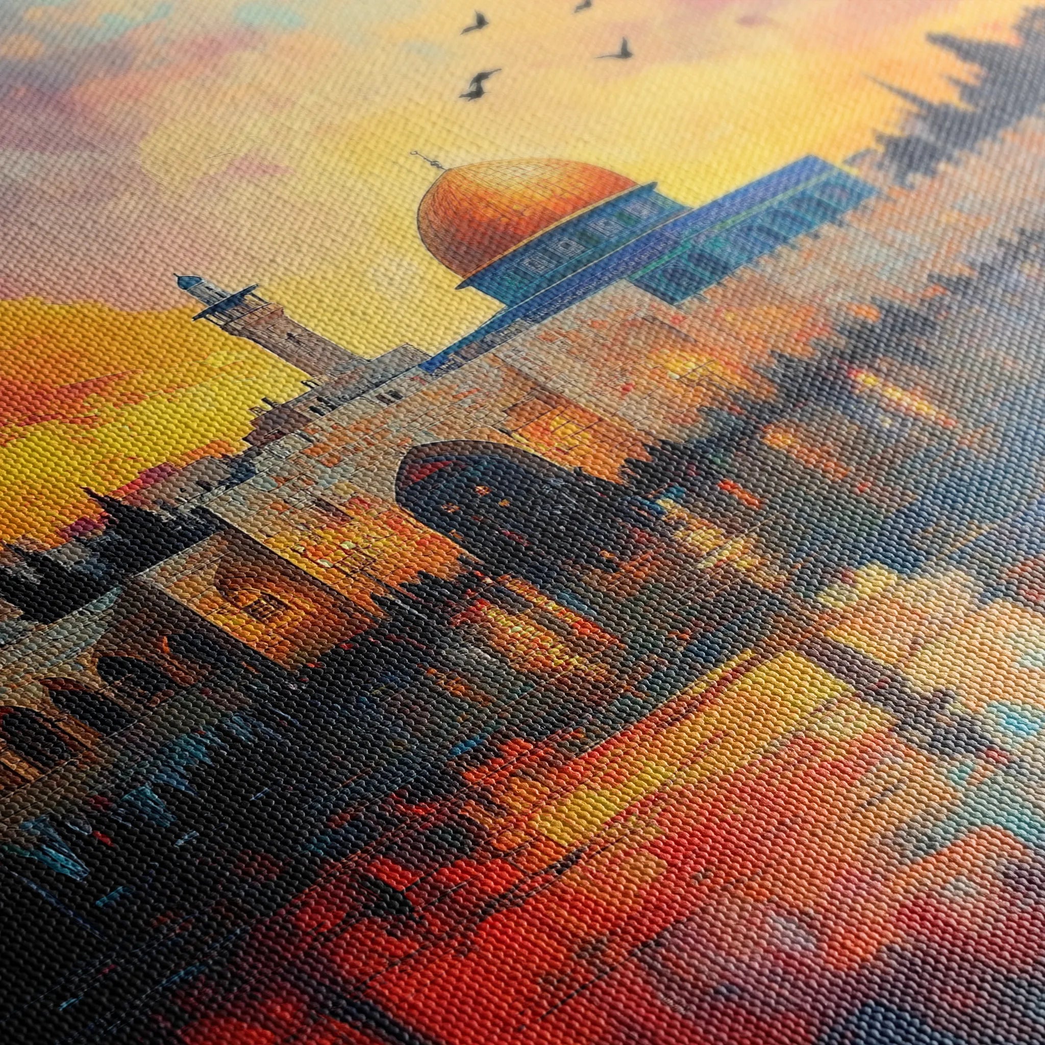 Palestine 090 Canvas Art 60 x 40 cm / Black