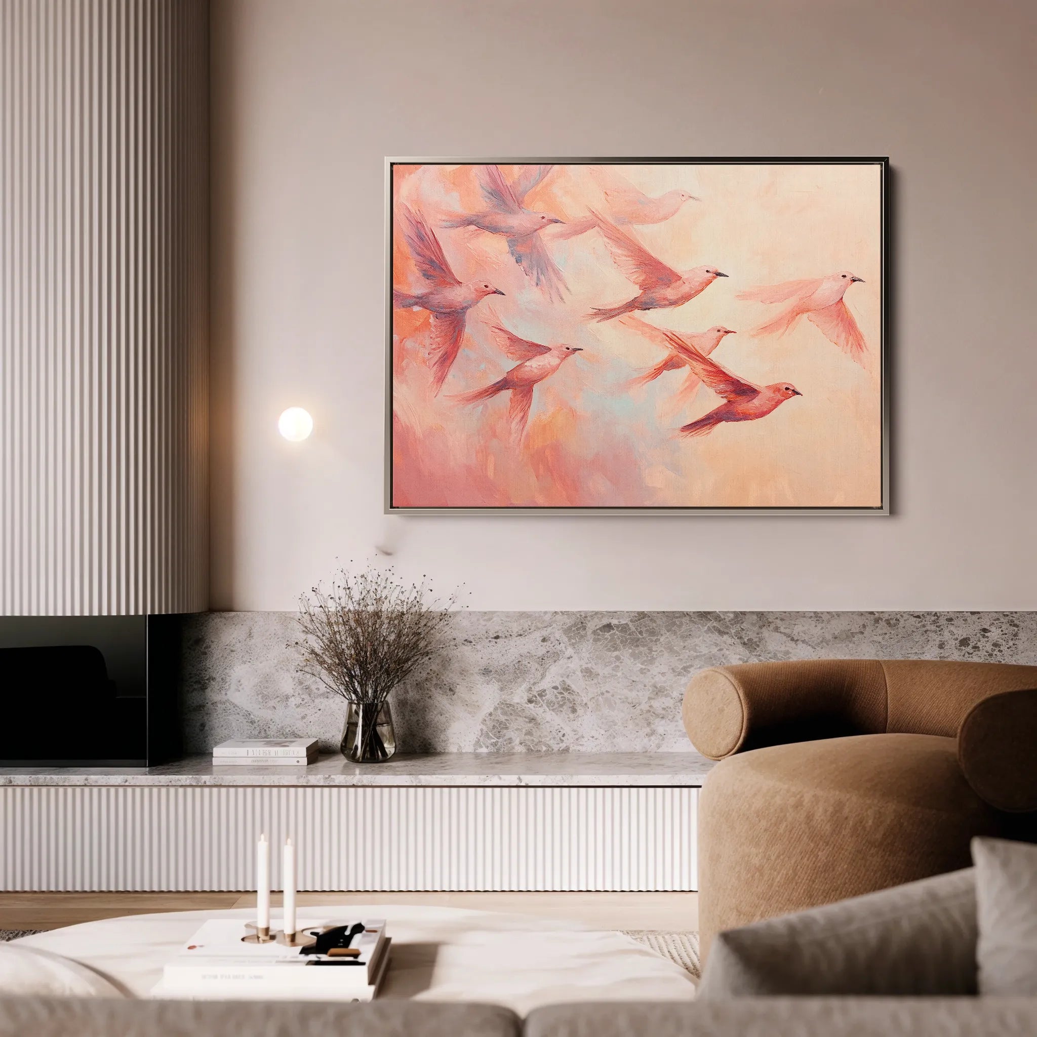 Animals 091 Canvas Art 60 x 40 cm / Black