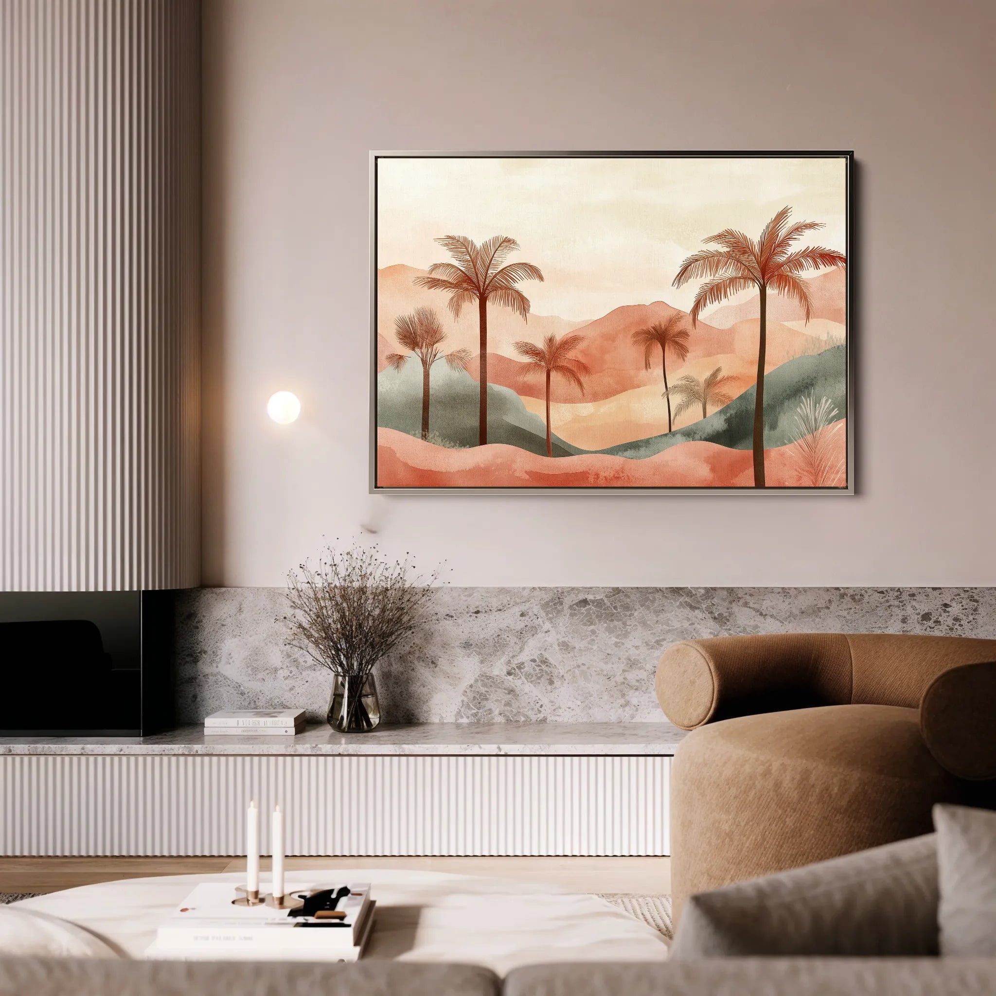 Boho 091 Canvas Art 60 x 40 cm / Black