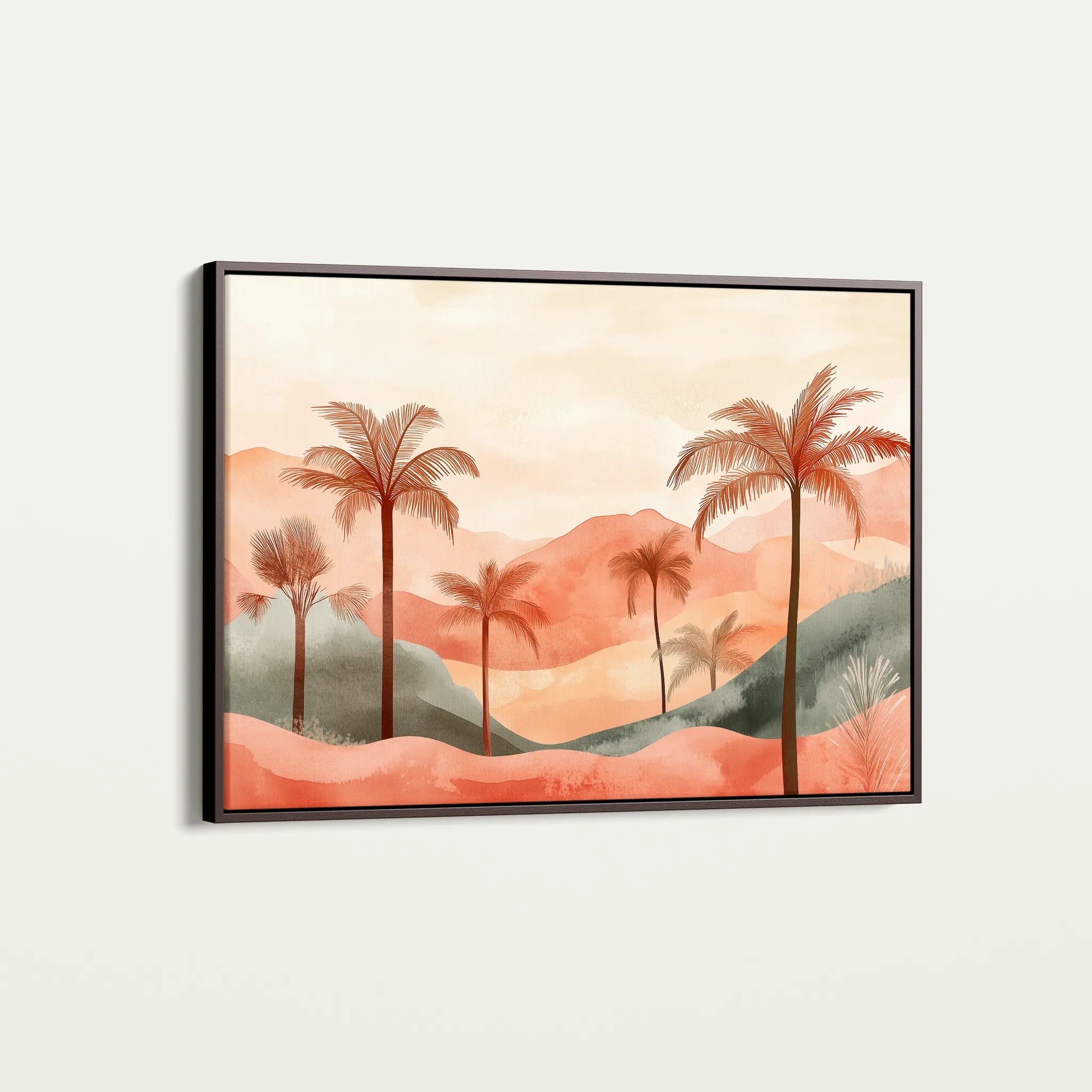 Boho 091 Canvas Art 60 x 40 cm / Black