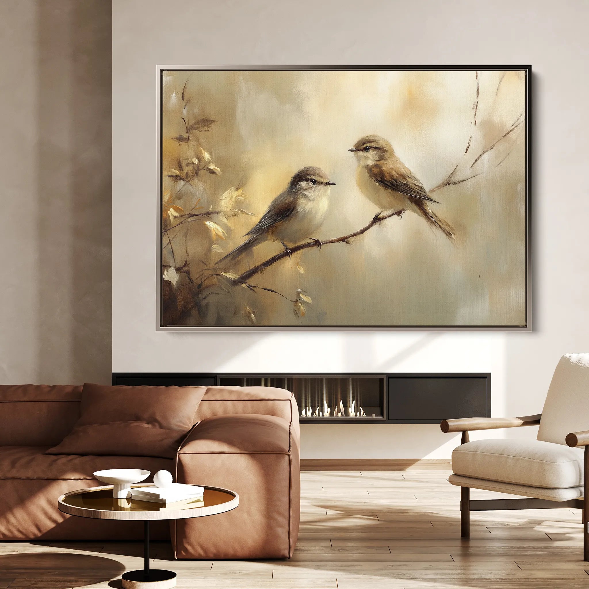 Animals 092 Canvas Art 60 x 40 cm / Black