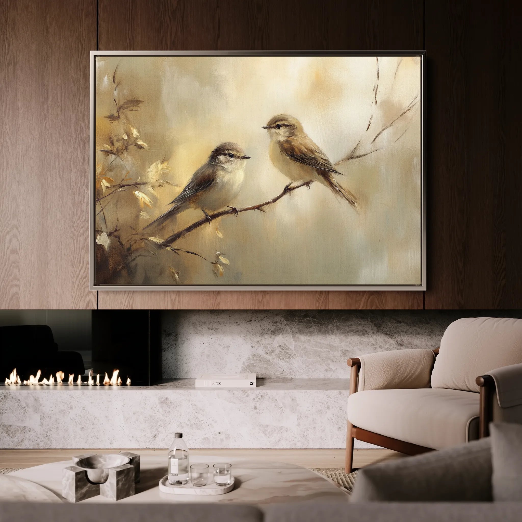 Animals 092 Canvas Art 60 x 40 cm / Black